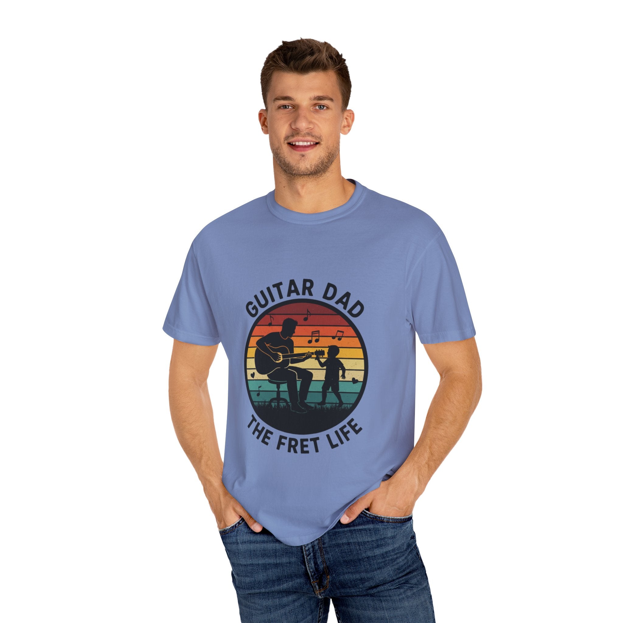 Guitar Dad: The Fret Life Silhouetted Tee