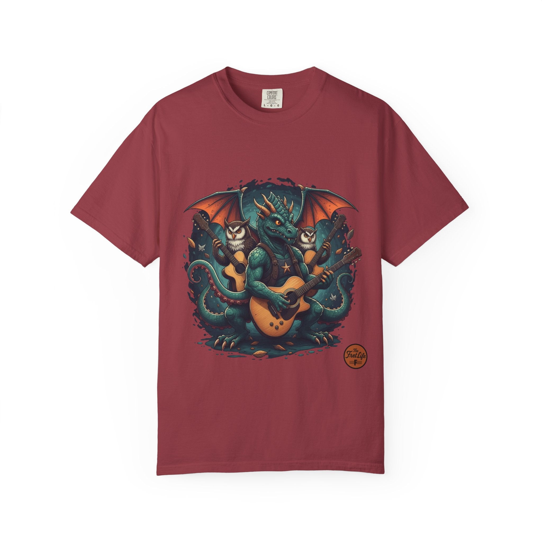 Dragon's Chord: Epic Guitar Tee