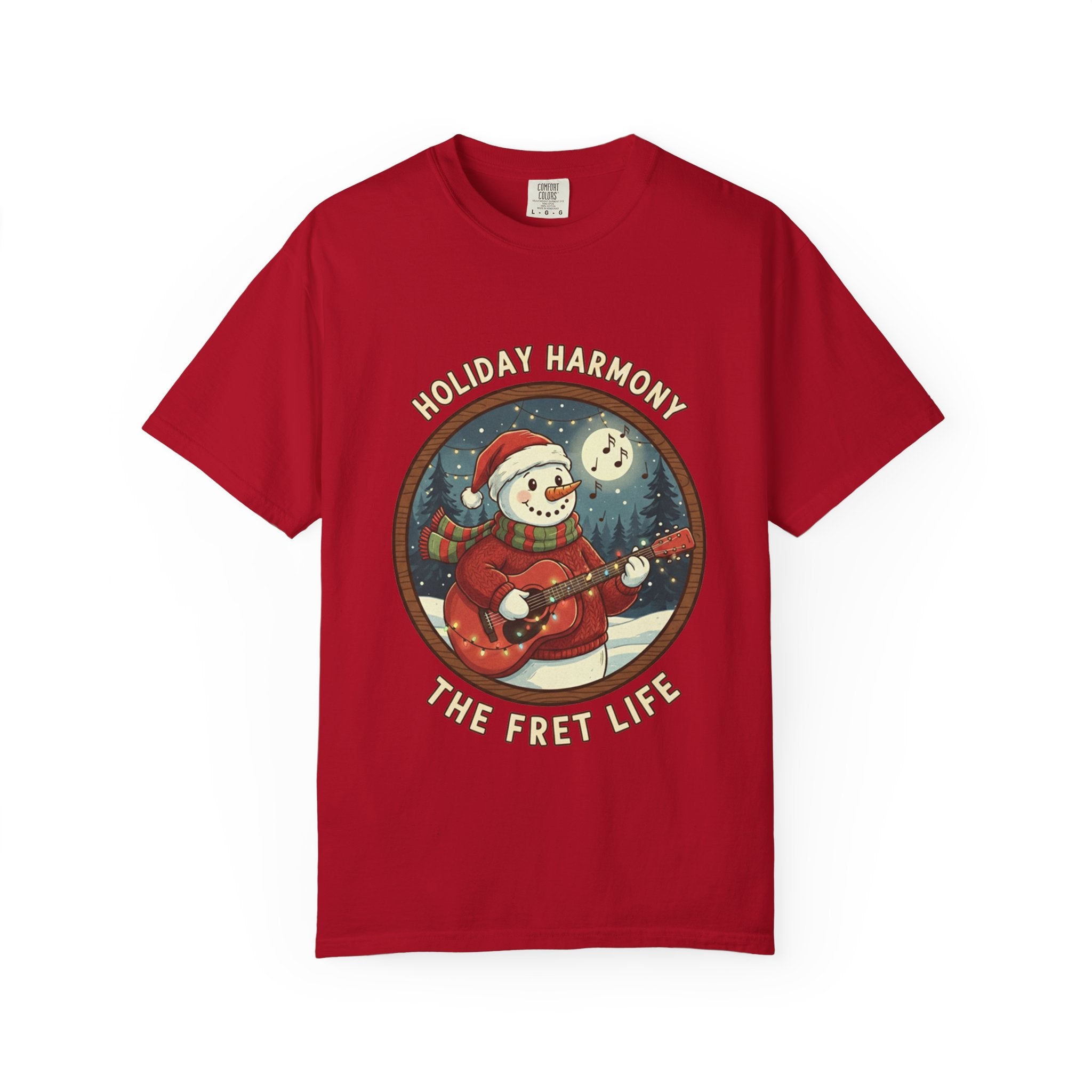 Holiday Harmony: Snowman's Festive Fret Life Tee