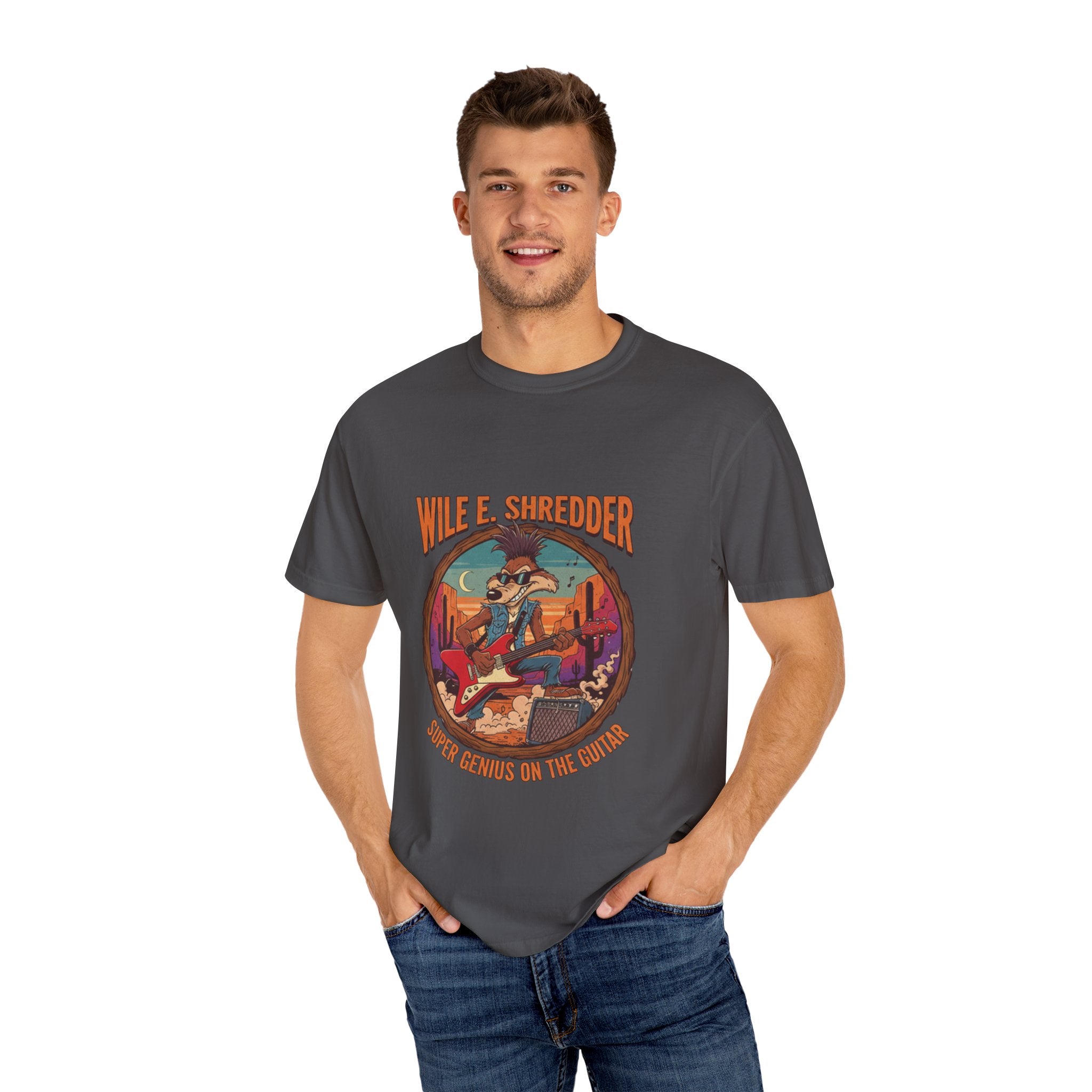 Wile E Shredder Desert Guitar - Graphic T-Shirt