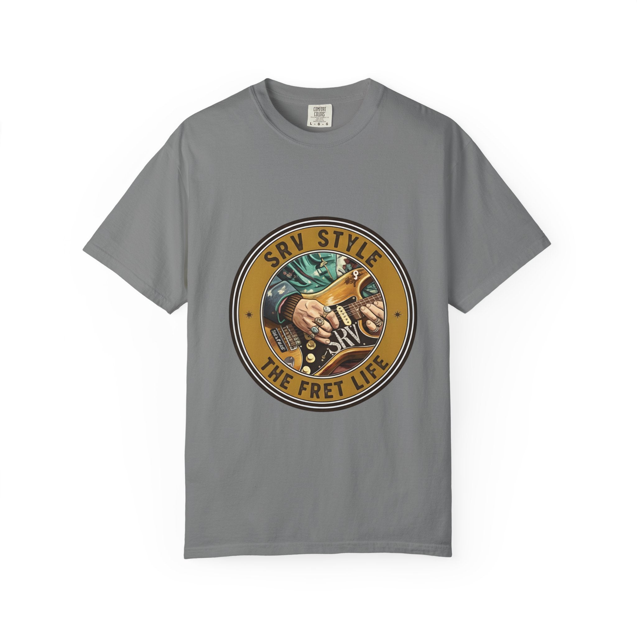 SRV Style T-Shirt |Blues Guitar Fan Tee