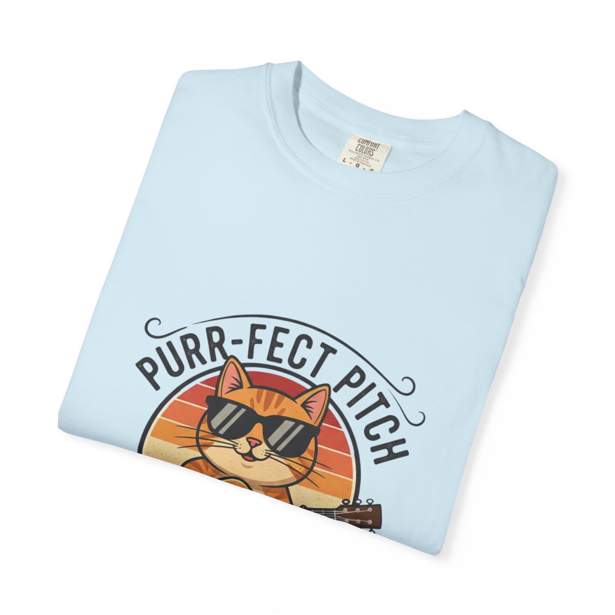 Purr-Fect Pitch: The Cool Cat Fret Life Tee