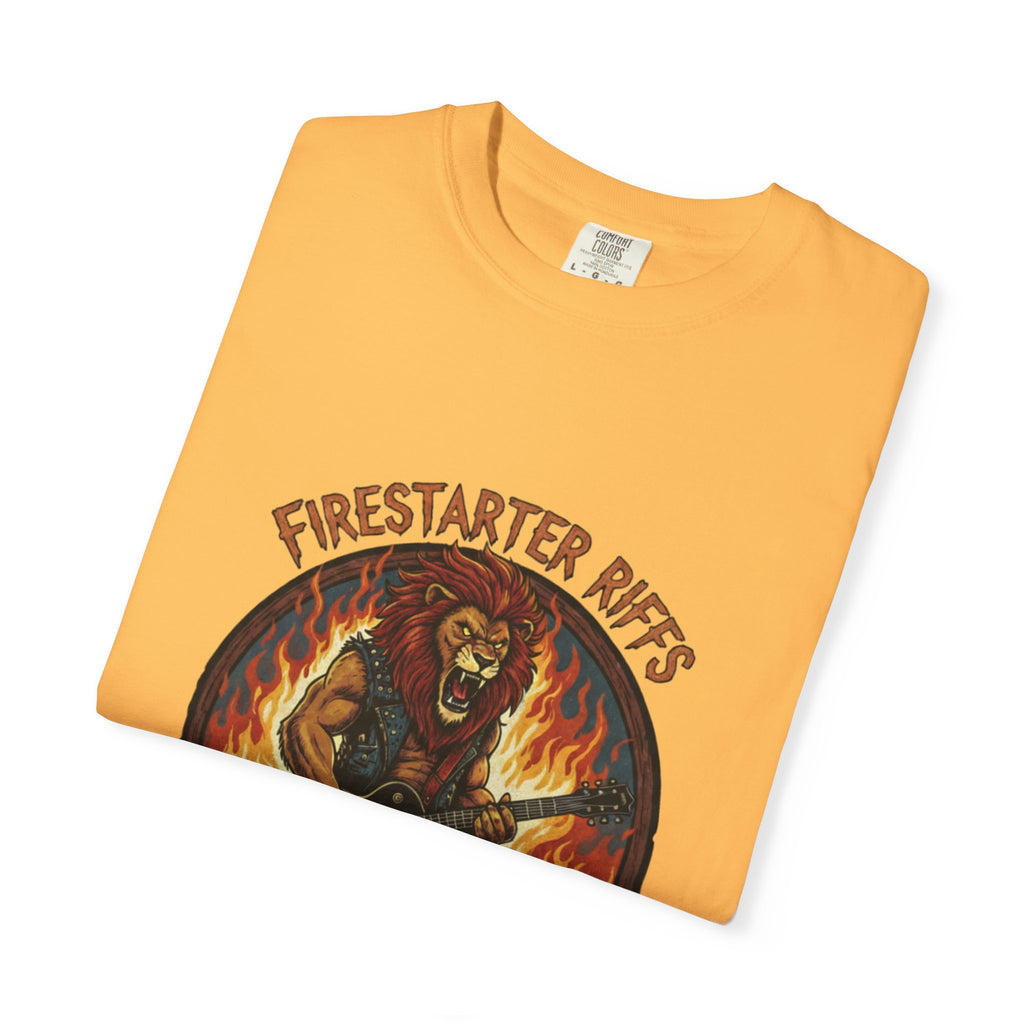 Firestarter Riffs: The Lion Rocker T-Shirt