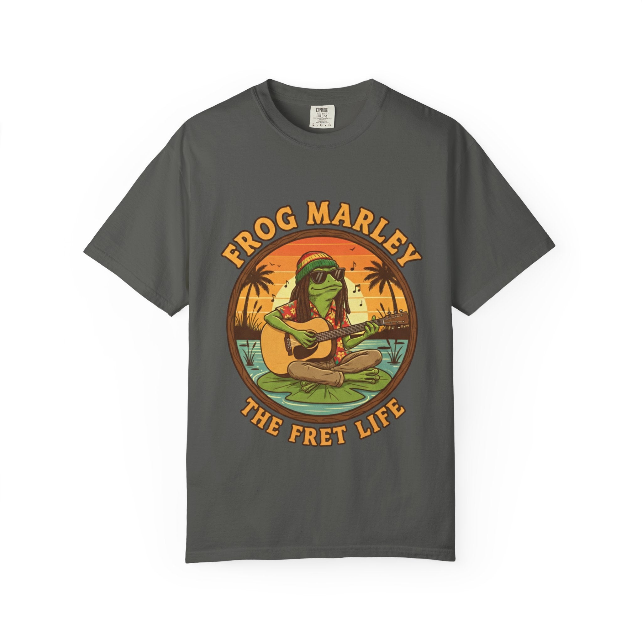 Frog Marley: Reggae Ribbit Rhythms Fret Life Tee