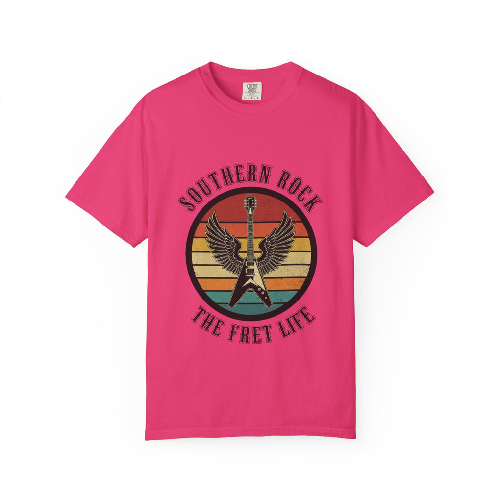 Southern Rock Winged V: Freebird Fret Life Tee