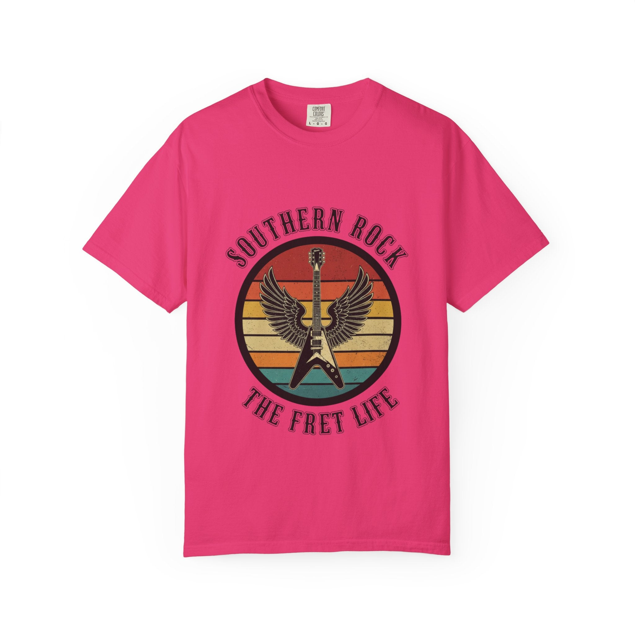 Southern Rock Winged V: Freebird Fret Life Tee