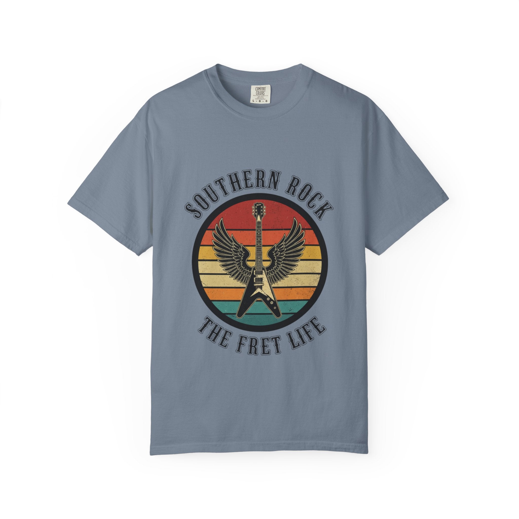 Southern Rock Winged V: Freebird Fret Life Tee