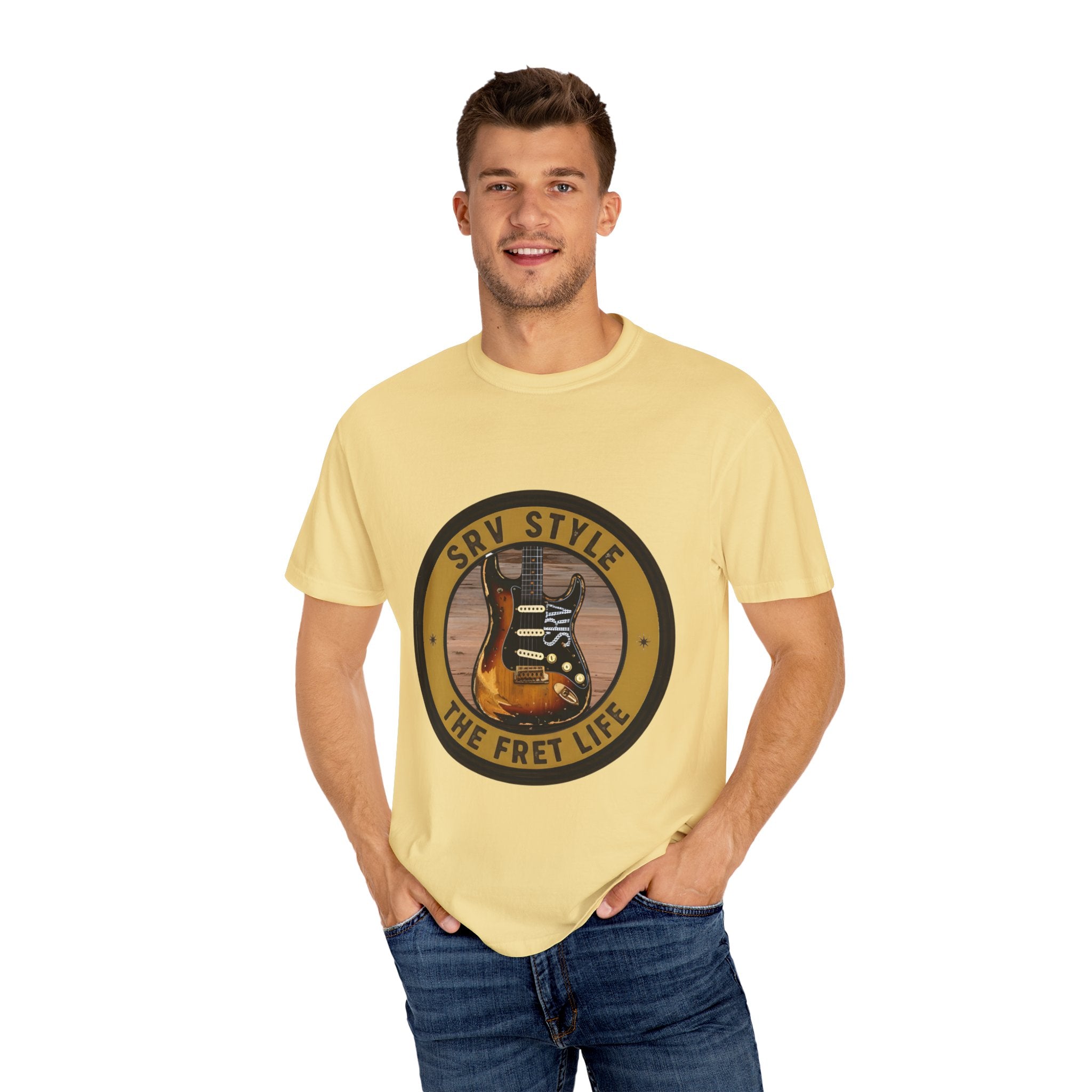 SRV Style Tee | Blues Guitar Fan T-Shirt