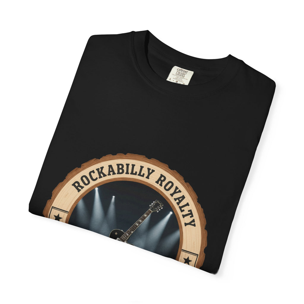 Rockabilly Royalty Tee | Gretsch Duo Jet Falcon Electric Guitar Shirt