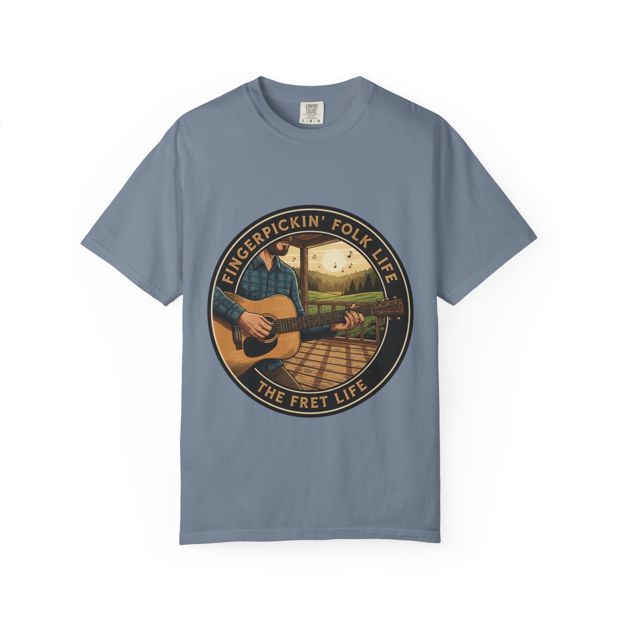 Fingerpickin' Folk Life: Porch & Sunset Acoustic Tee