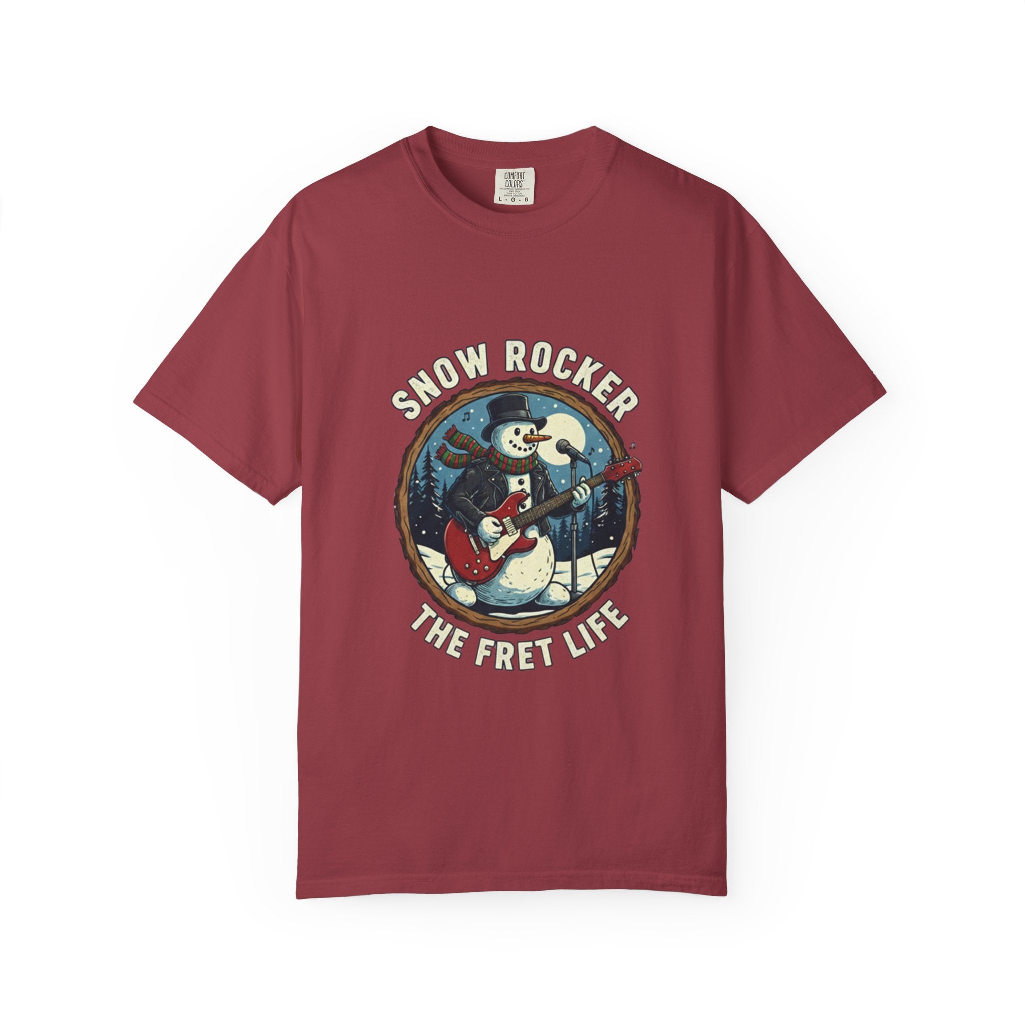Snow Rocker: Frosty's Fret Life Winter Jam Tee