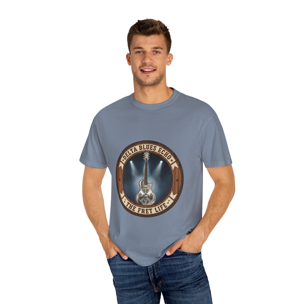 Delta Blues Echo Tee | Resonator Guitar Slide Player Shirt