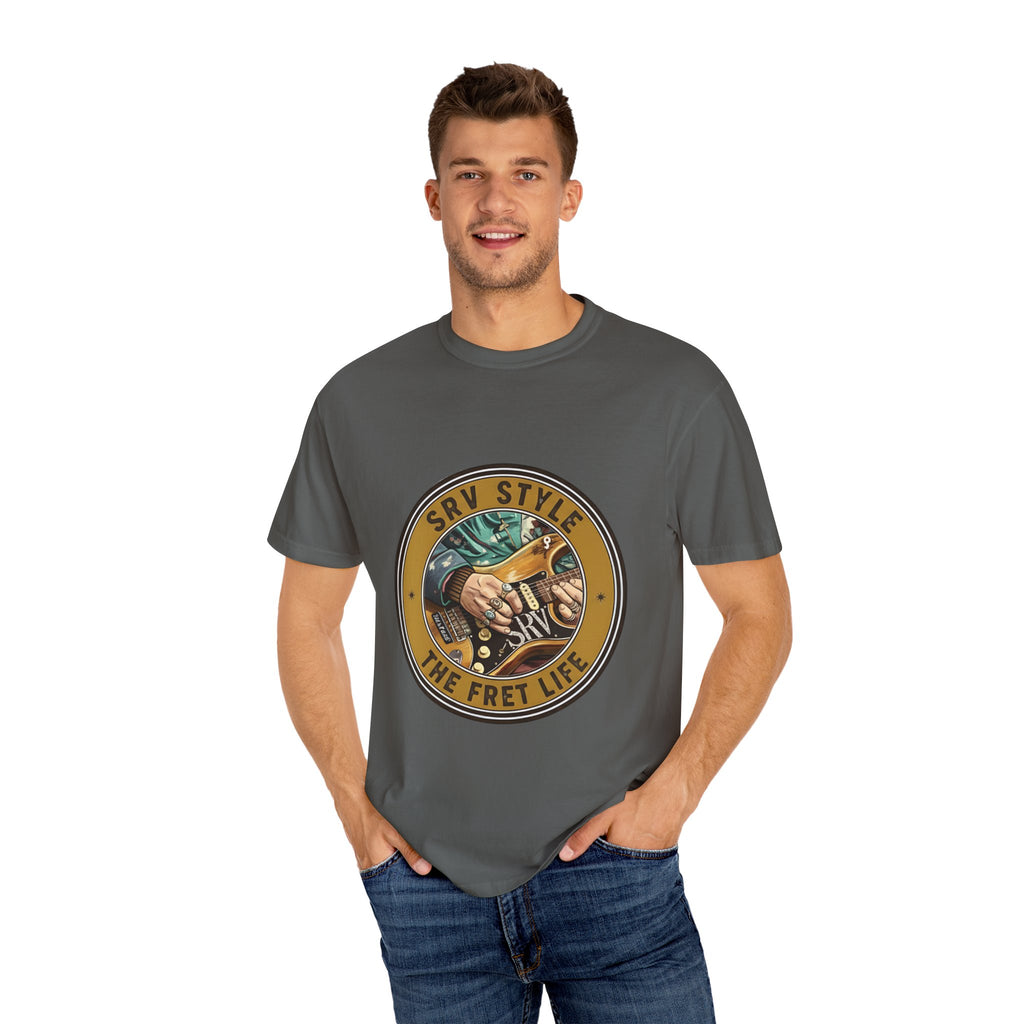 SRV Style T-Shirt |Blues Guitar Fan Tee