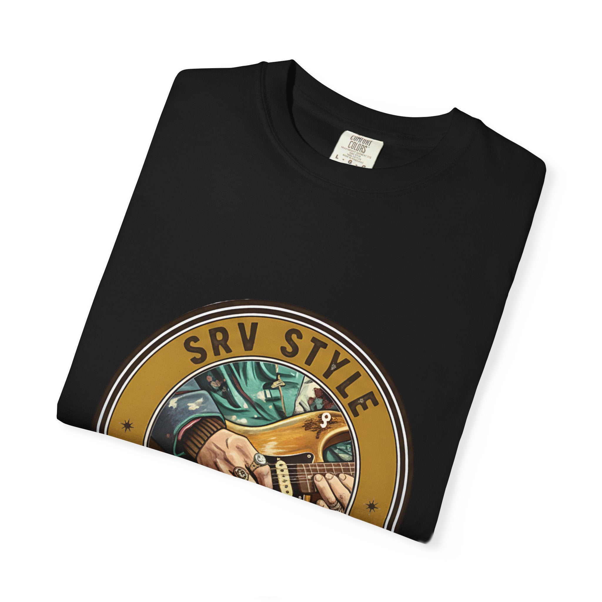 SRV Style T-Shirt |Blues Guitar Fan Tee