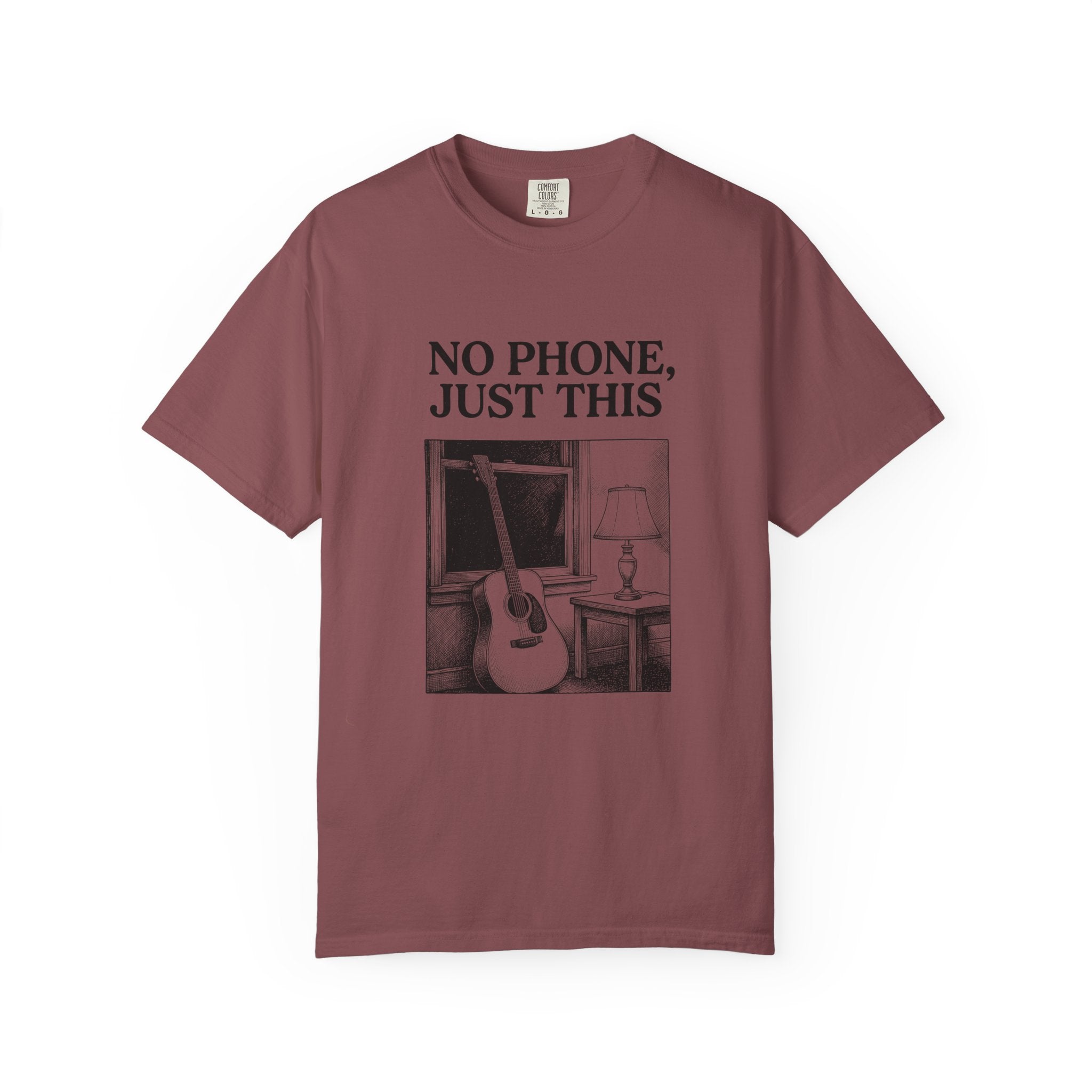 No Phone, Just This T-Shirt
