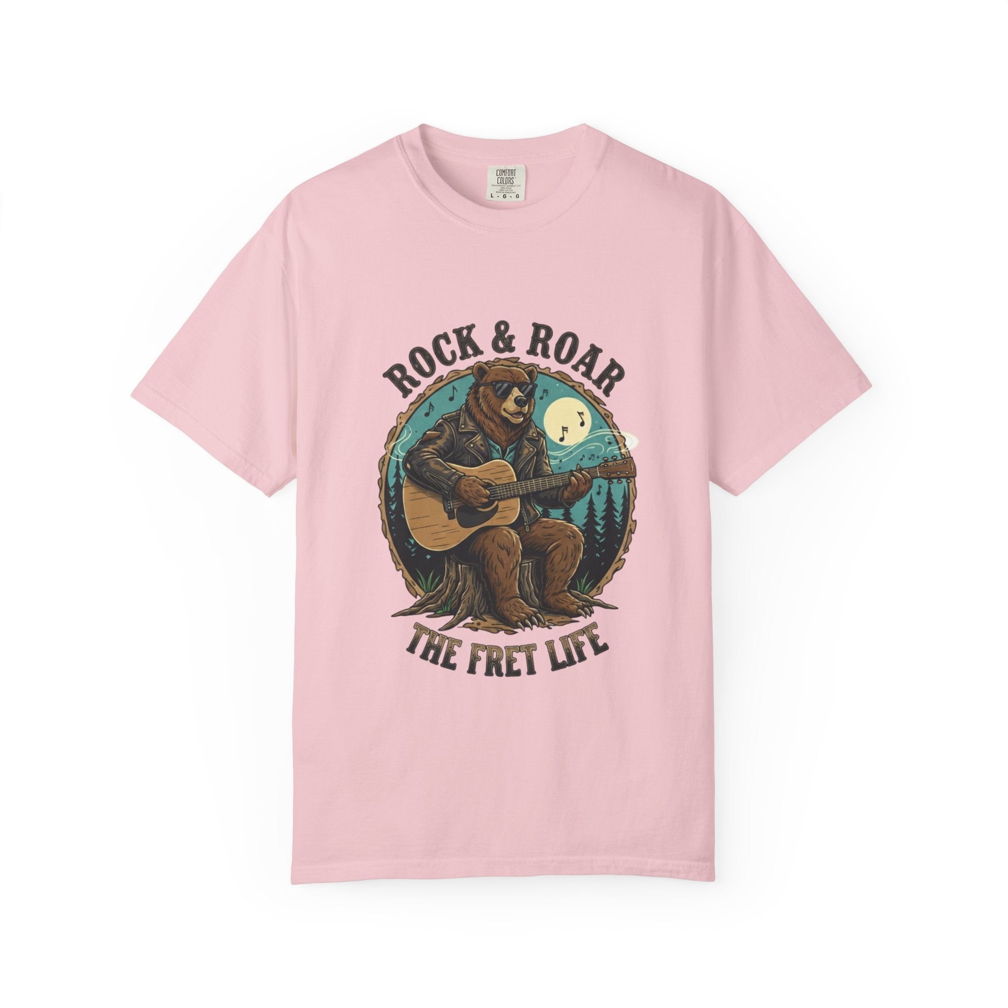 Rock & Roar: Campfire Blues Bear Fret Life Tee