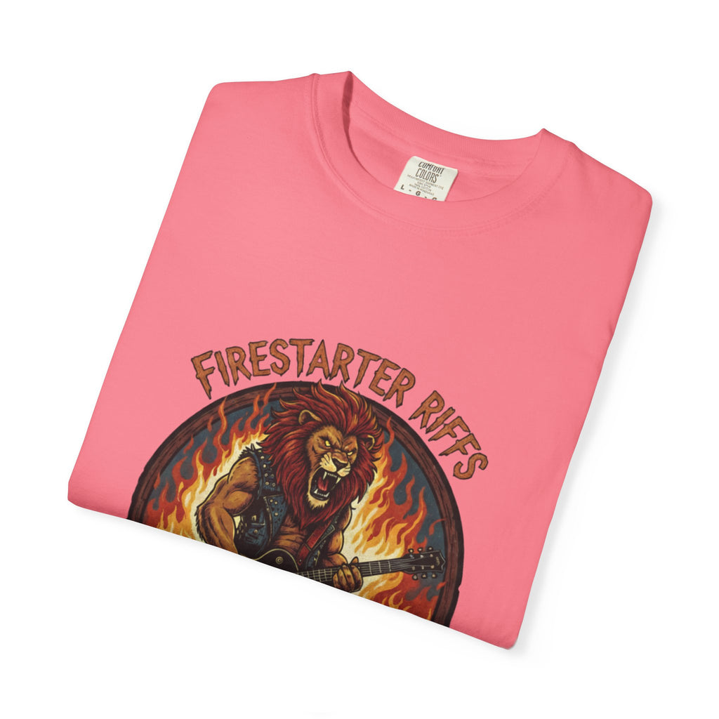 Firestarter Riffs: The Lion Rocker T-Shirt