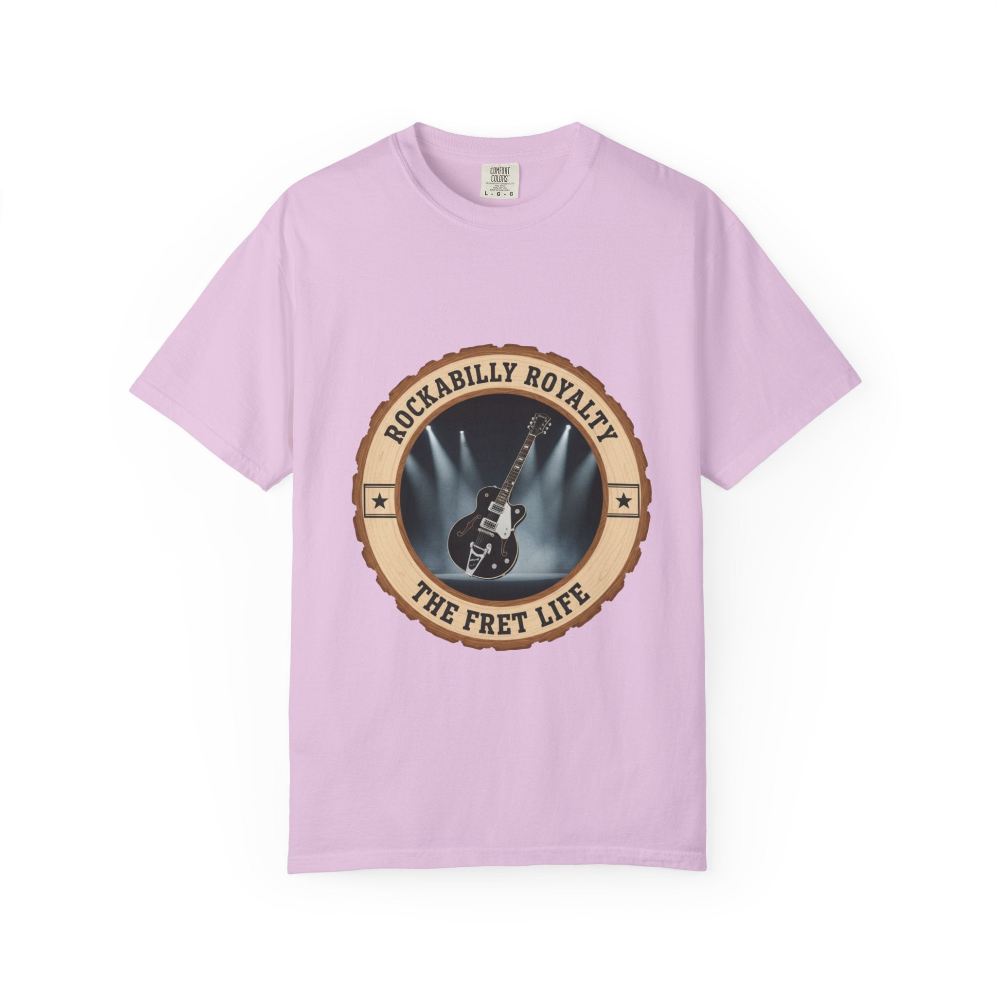 Rockabilly Royalty Tee | Gretsch Duo Jet Falcon Electric Guitar Shirt