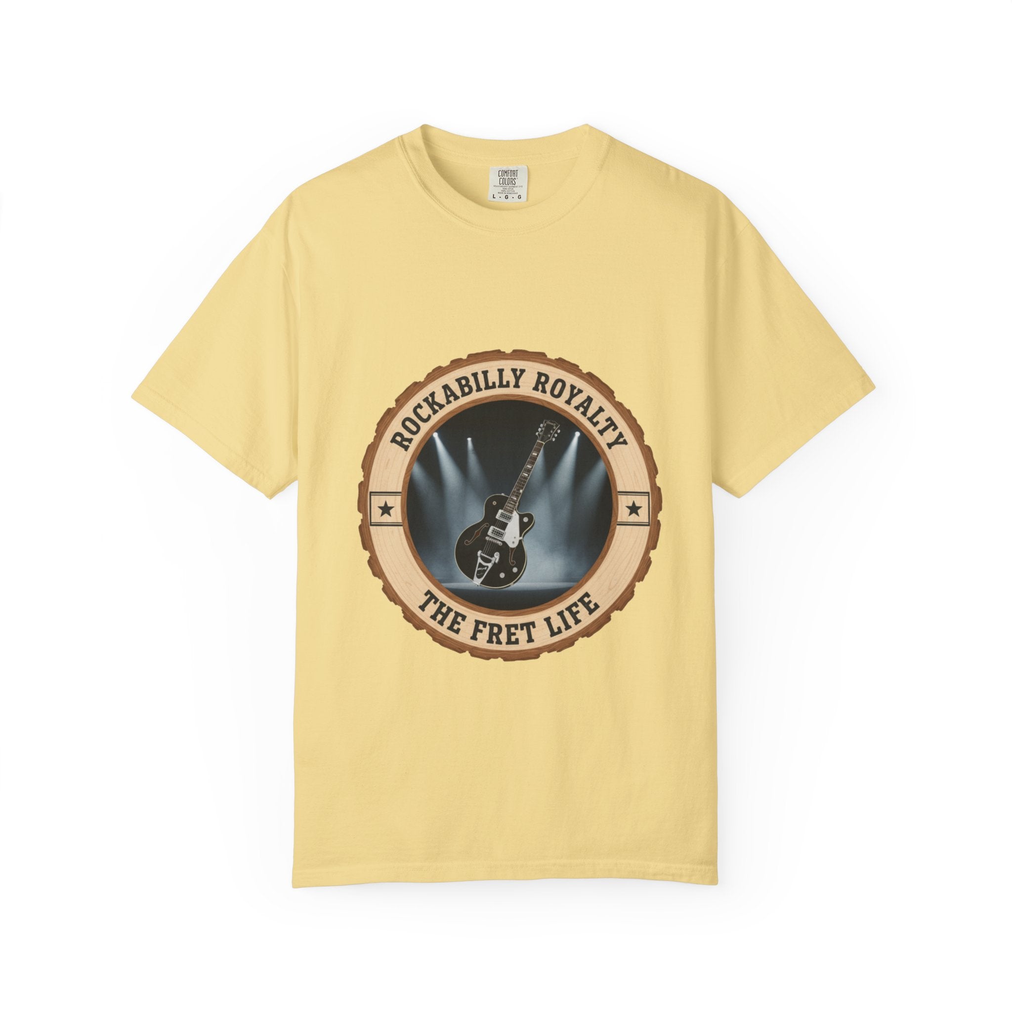 Rockabilly Royalty Tee | Gretsch Duo Jet Falcon Electric Guitar Shirt