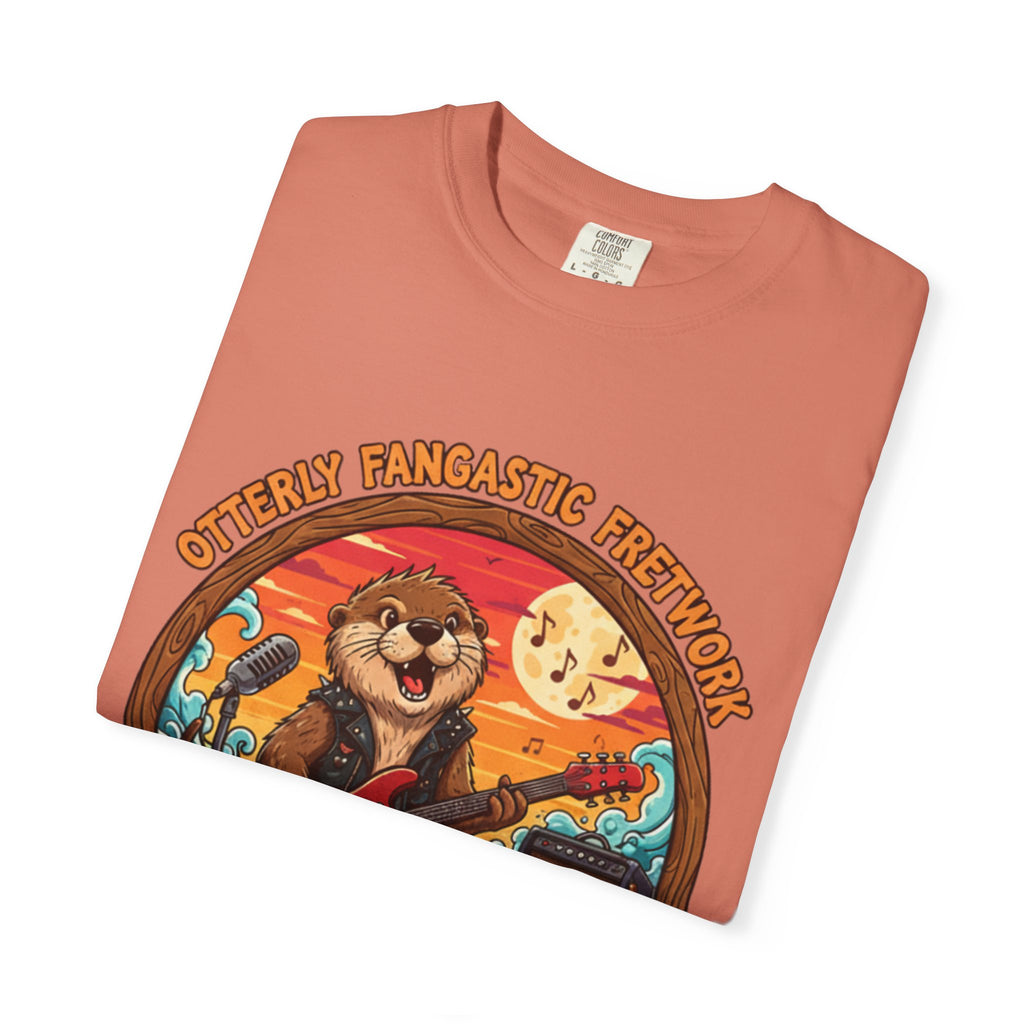 Otterly Fangastic Fretwork: The Fret Life Rocker Tee