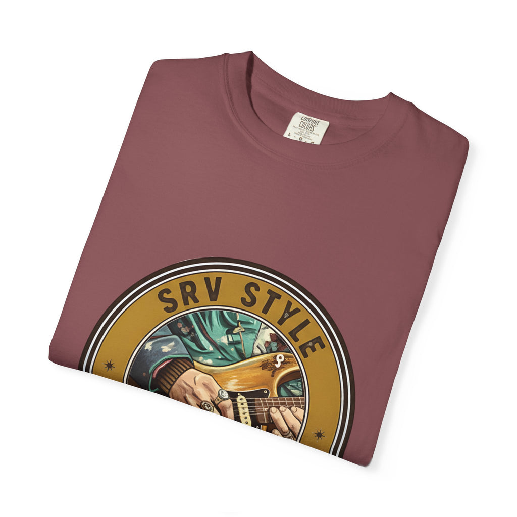 SRV Style T-Shirt |Blues Guitar Fan Tee