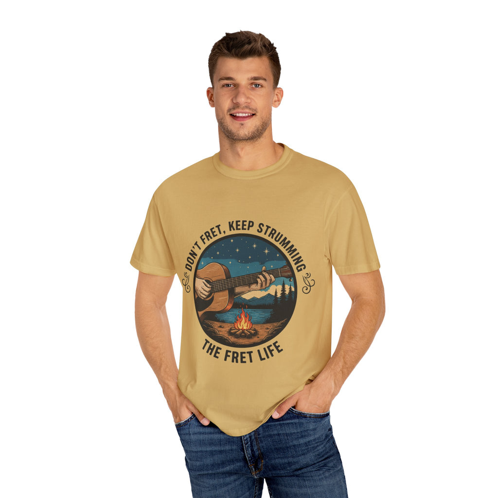 Don't Fret, Keep Strumming: Campfire Tee