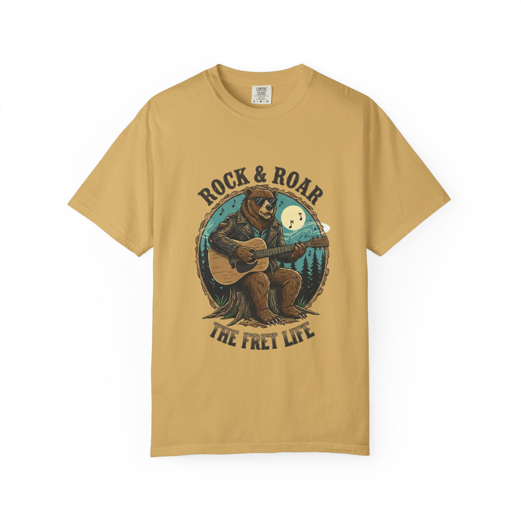 Rock & Roar: Campfire Blues Bear Fret Life Tee
