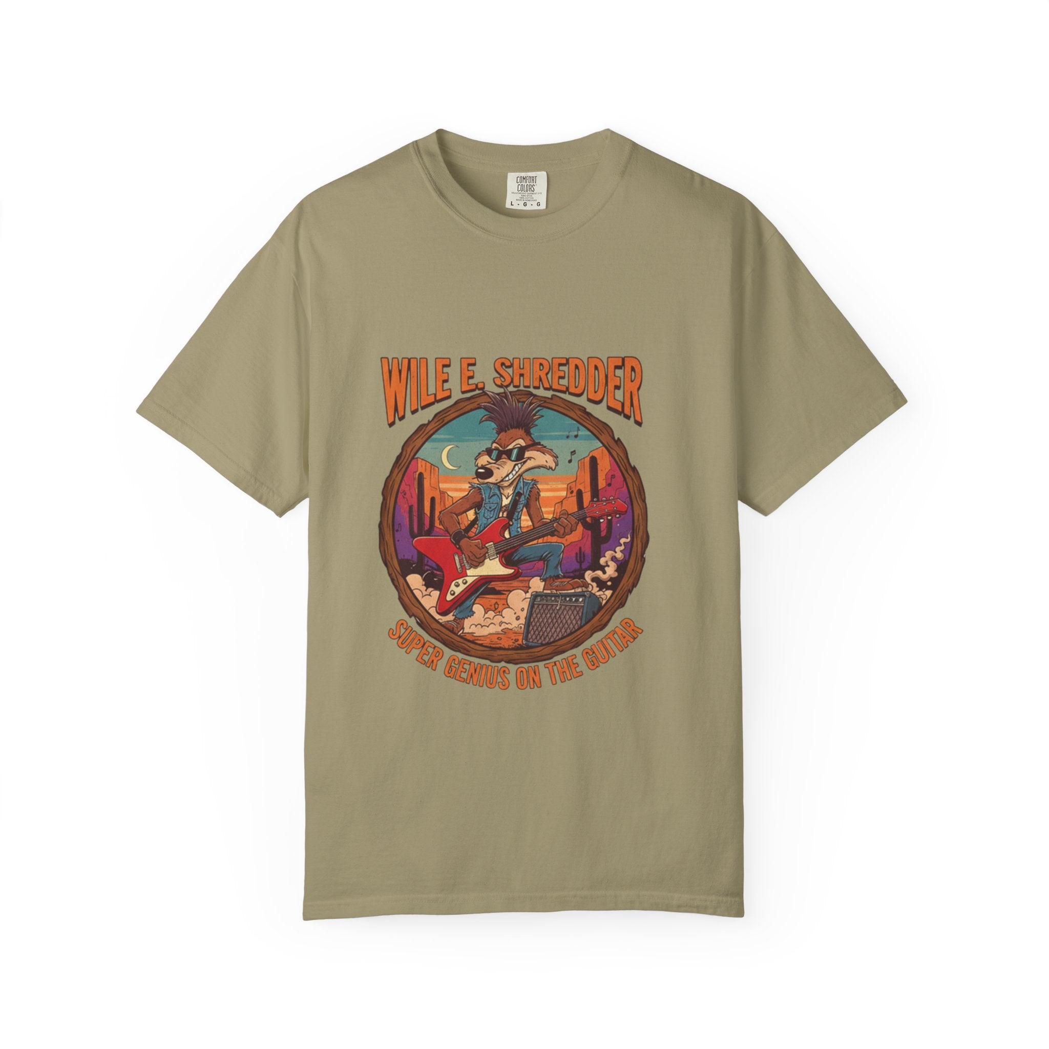 Wile E Shredder Desert Guitar - Graphic T-Shirt