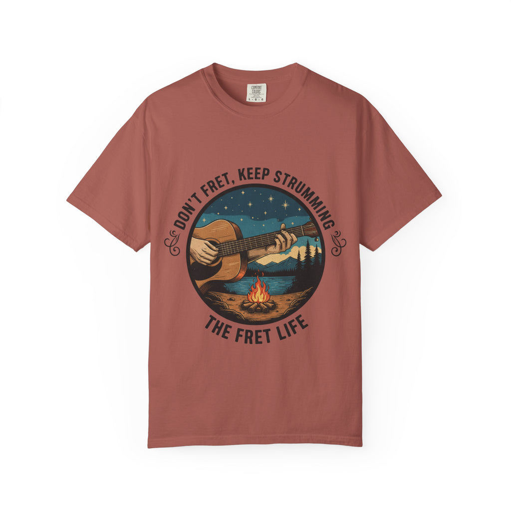 Don't Fret, Keep Strumming: Campfire Tee