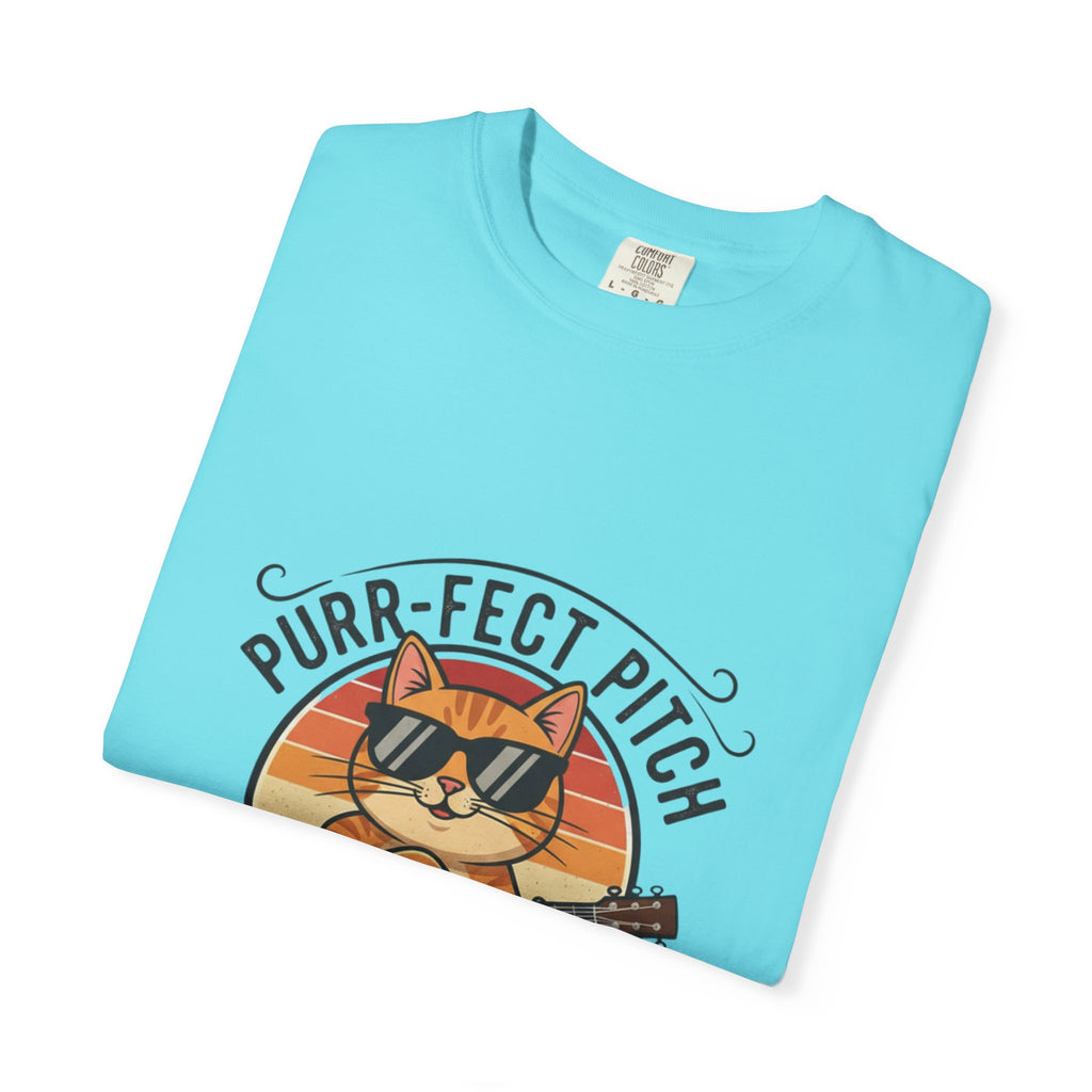 Purr-Fect Pitch: The Cool Cat Fret Life Tee