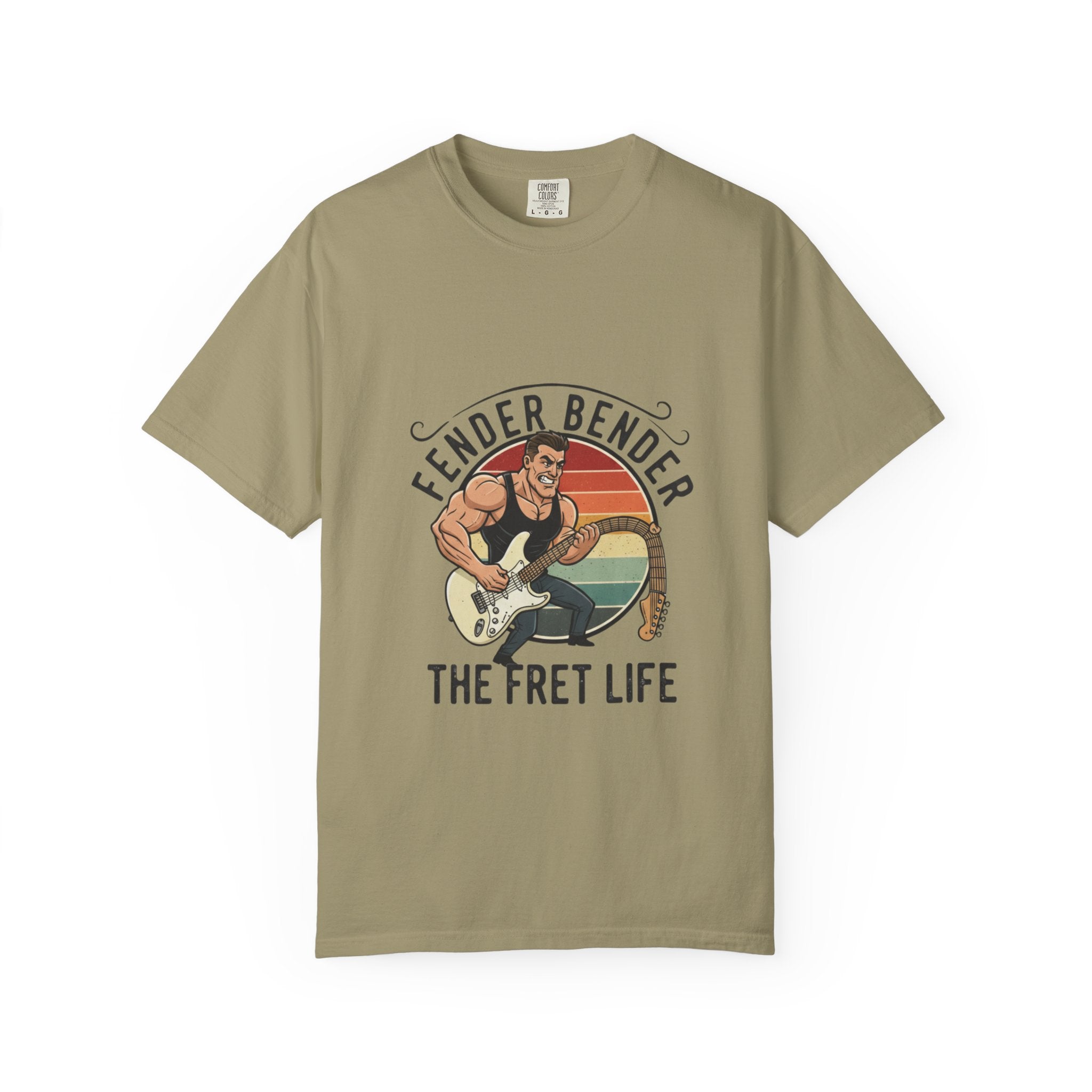 Fender Bender: The Fret Life T-Shirt (Vintage Rocker Edition)