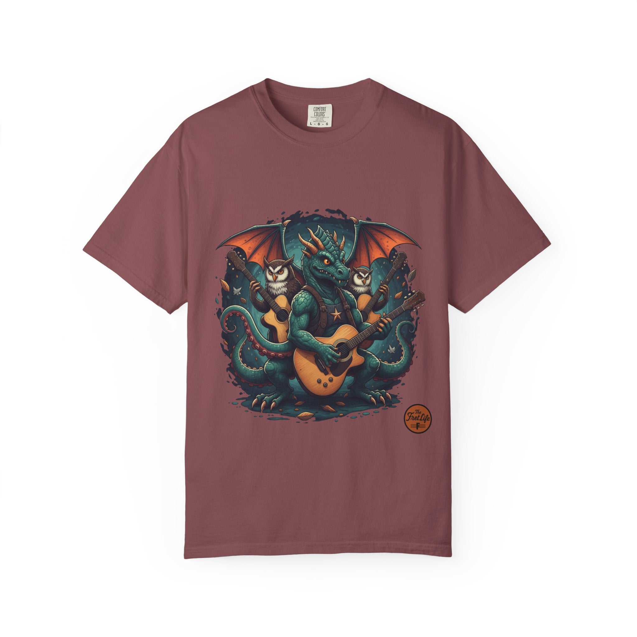 Dragon's Chord: Epic Guitar Tee