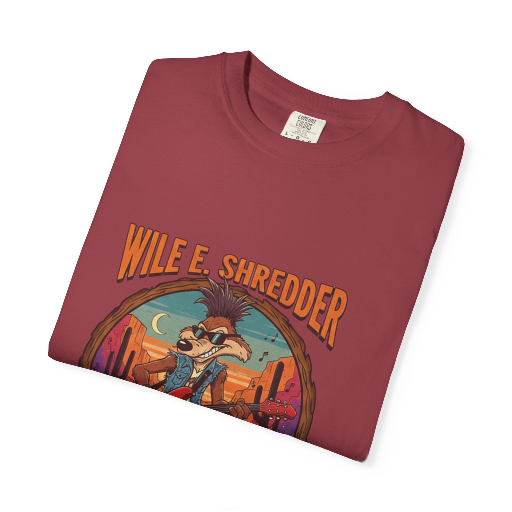 Wile E Shredder Desert Guitar - Graphic T-Shirt