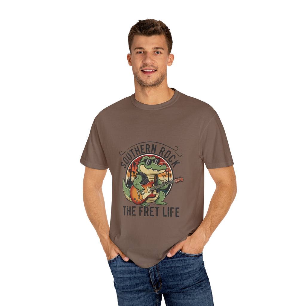 Southern Rock Gator: The Fret Life Swamp Jam Tee
