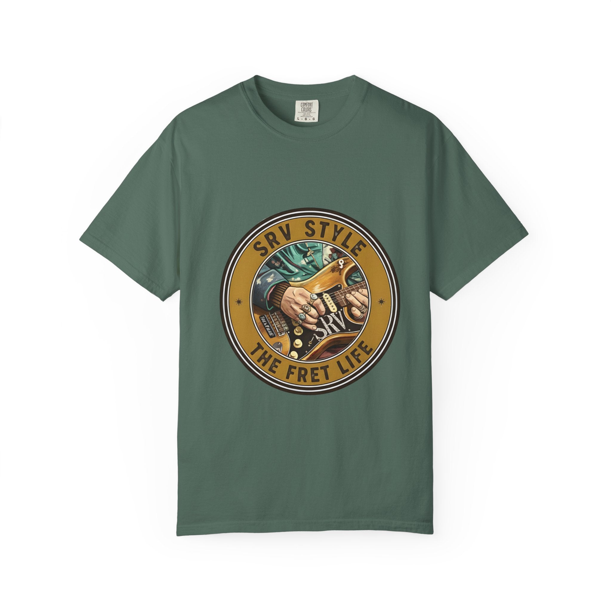 SRV Style T-Shirt |Blues Guitar Fan Tee