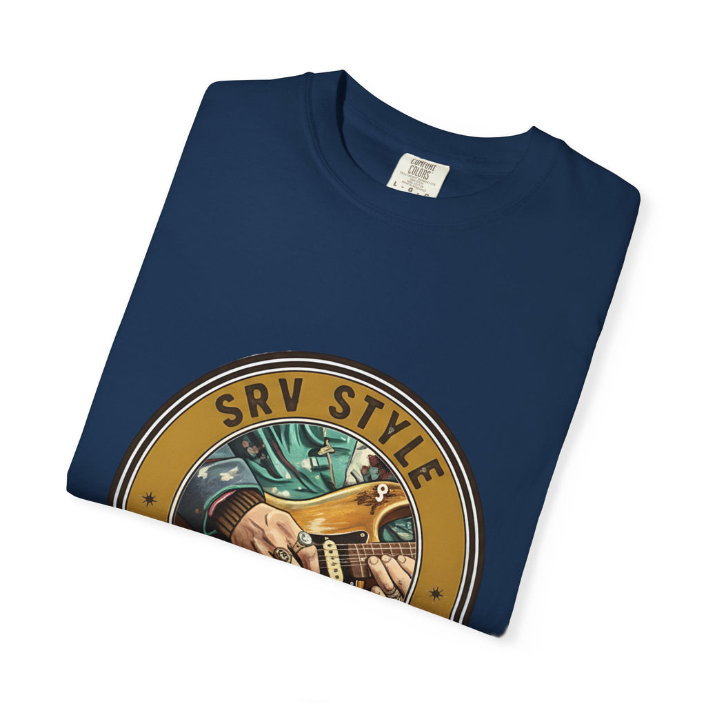 SRV Style T-Shirt |Blues Guitar Fan Tee