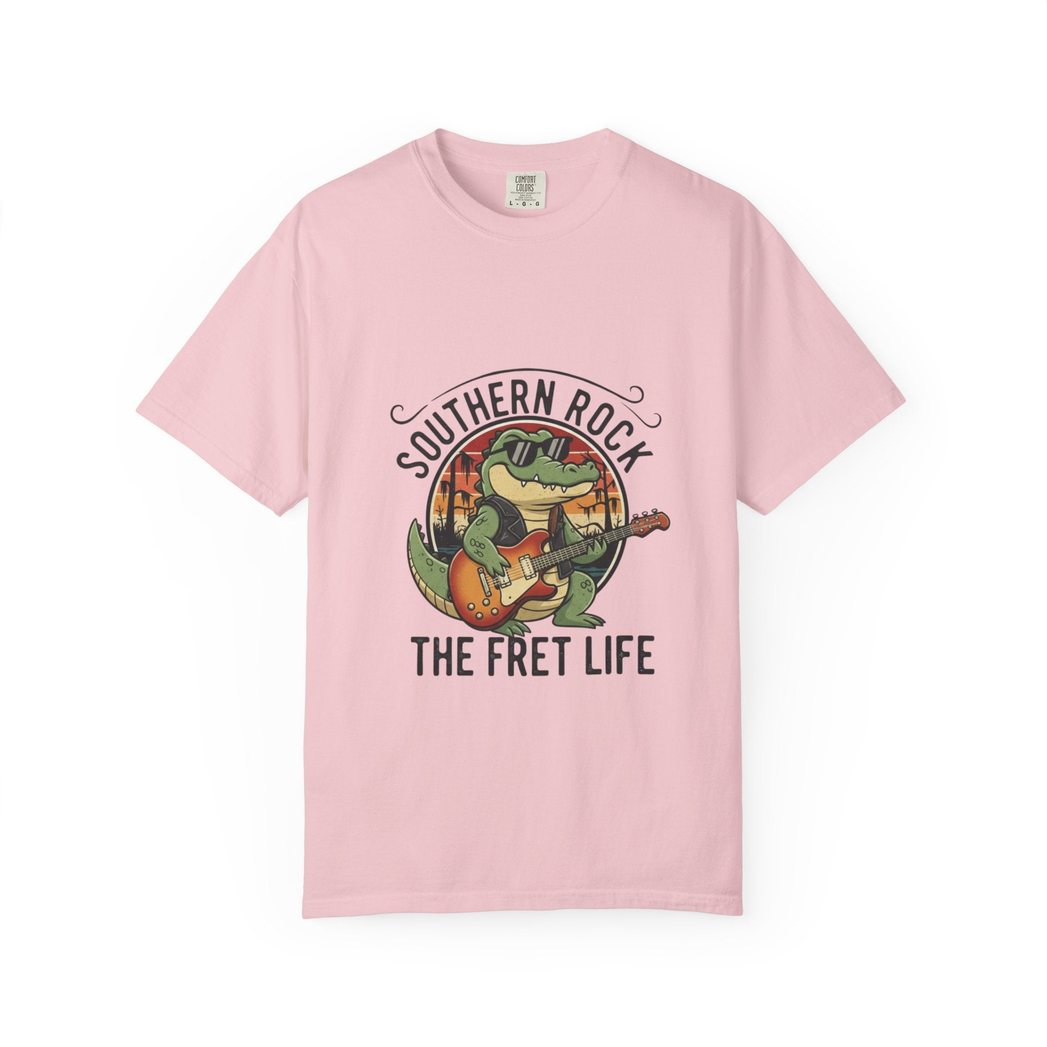 Southern Rock Gator: The Fret Life Swamp Jam Tee