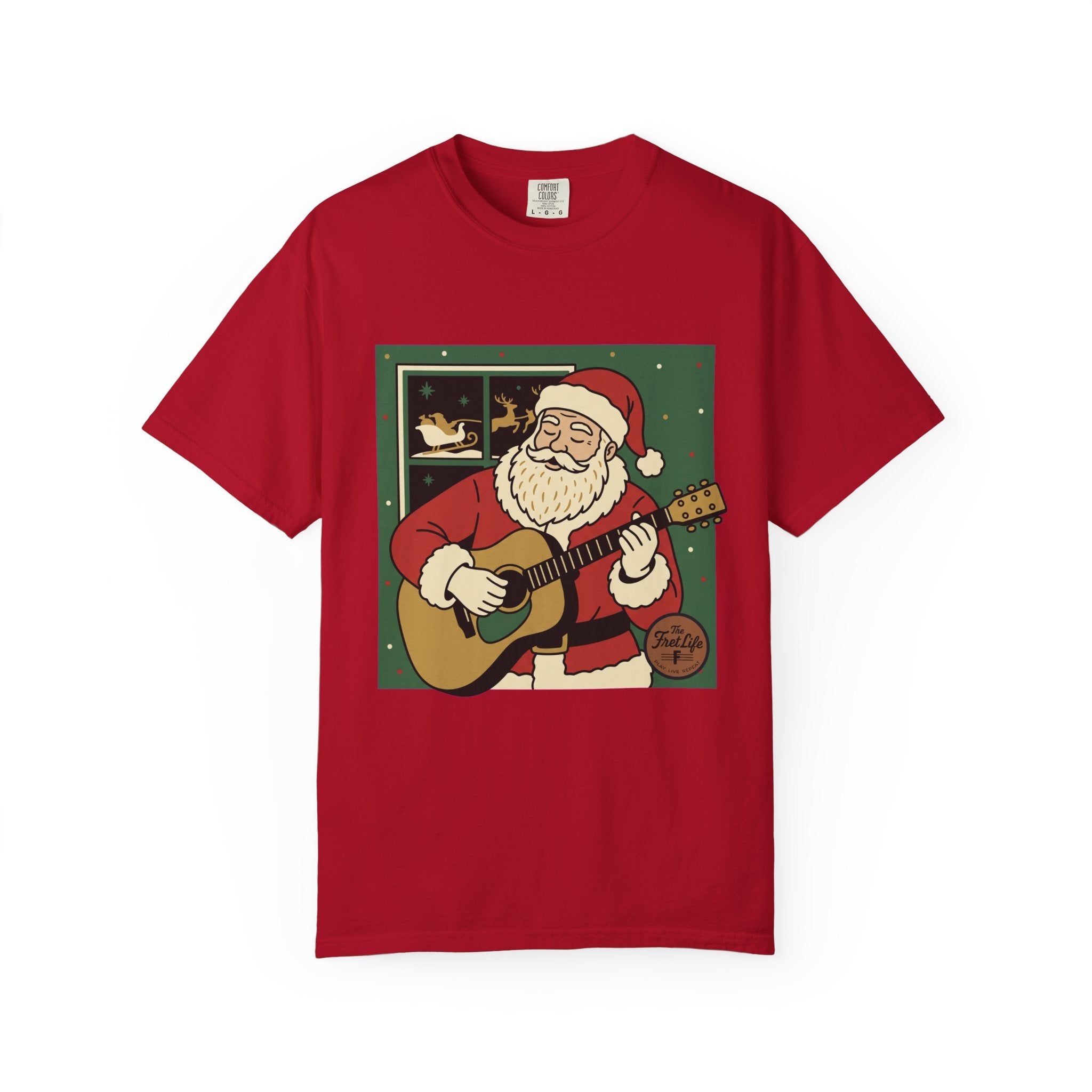 Santa Guitar T-Shirt