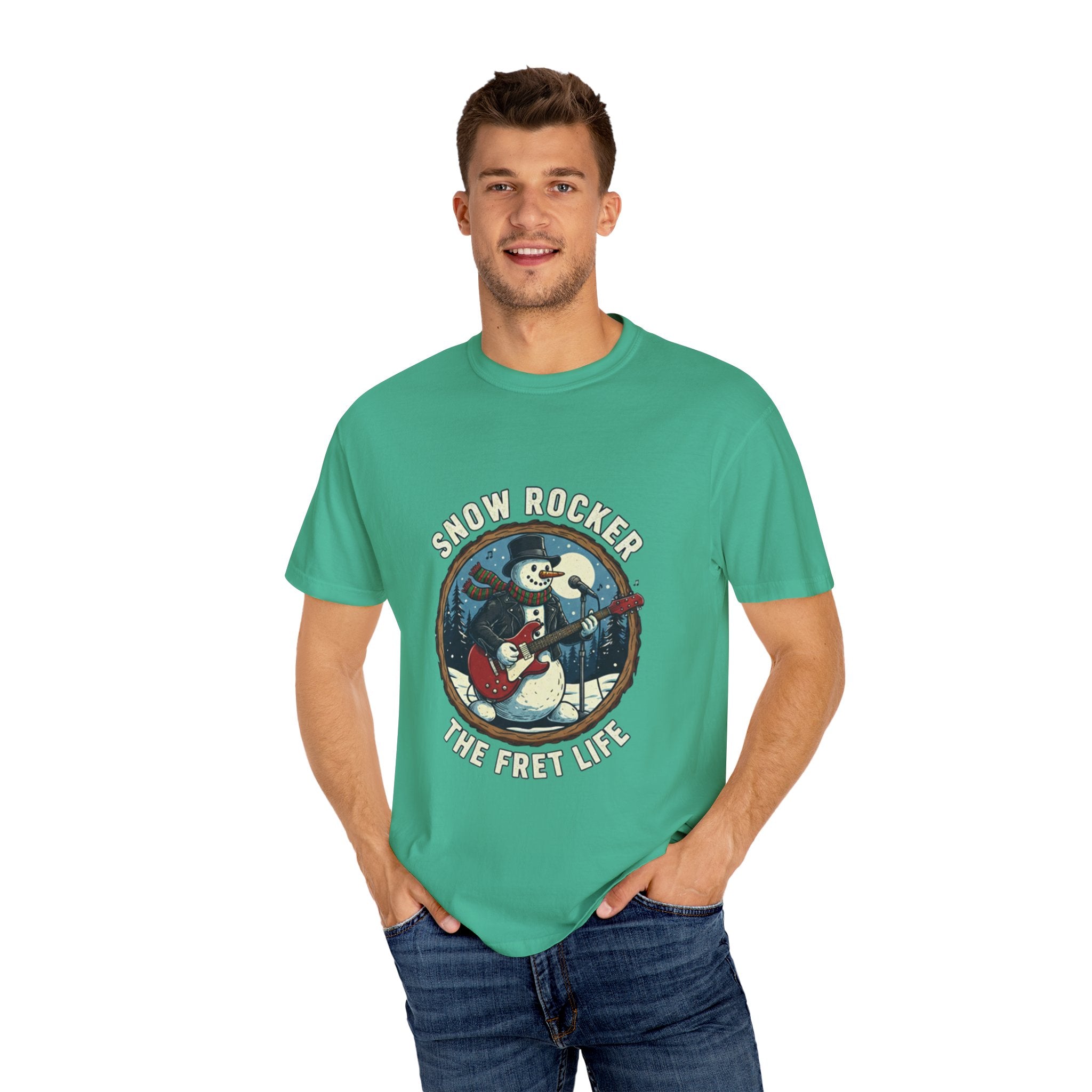 Snow Rocker: Frosty's Fret Life Winter Jam Tee