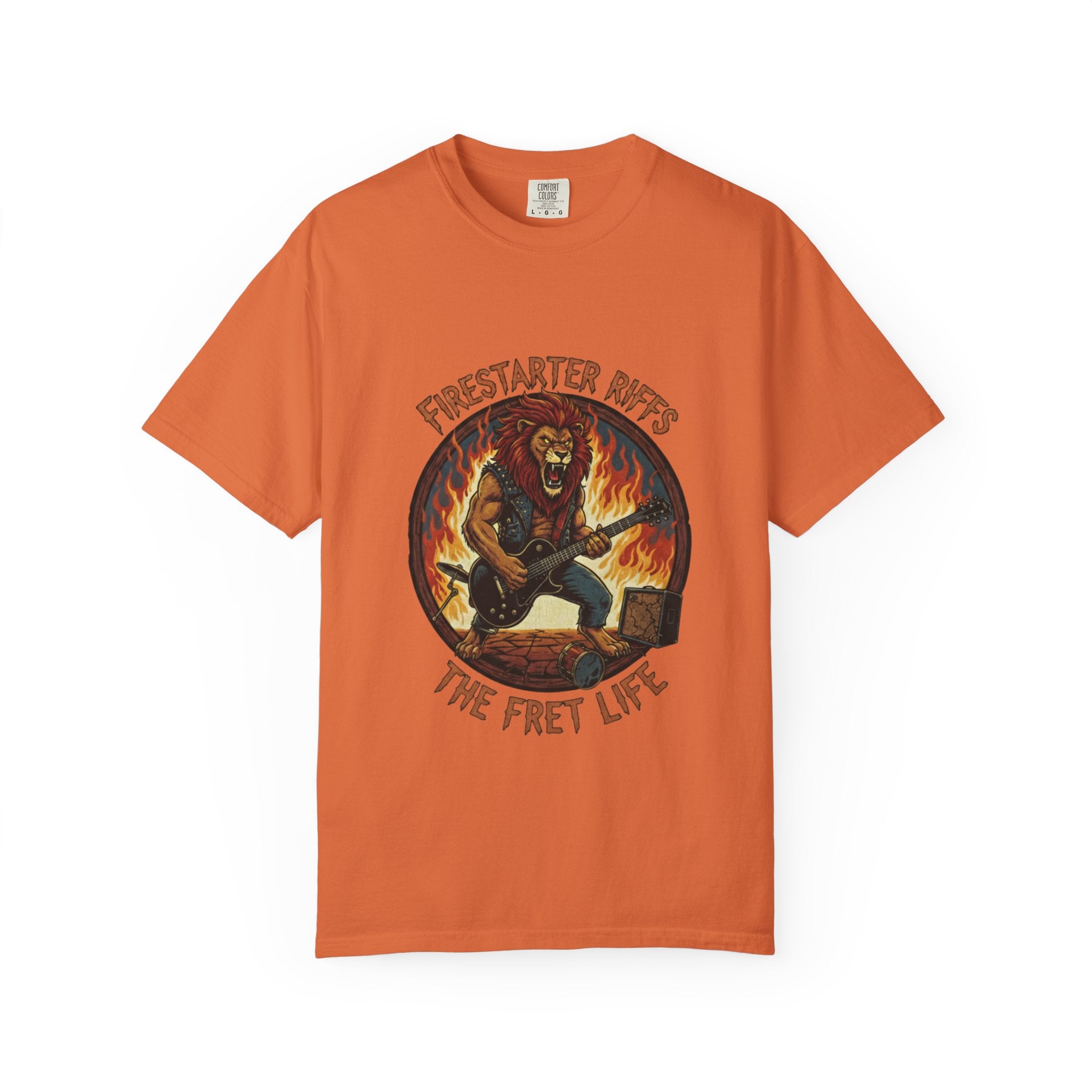 Firestarter Riffs: The Lion Rocker T-Shirt
