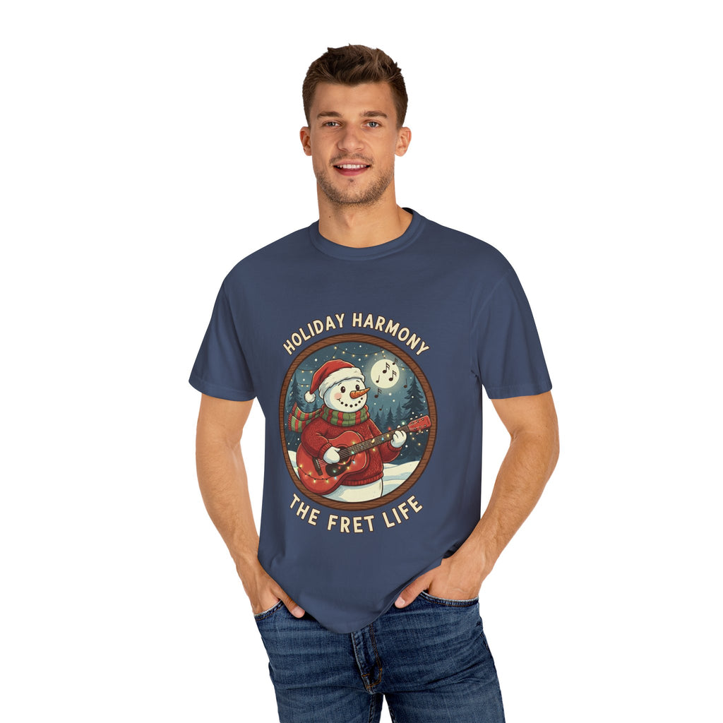 Holiday Harmony: Snowman's Festive Fret Life Tee