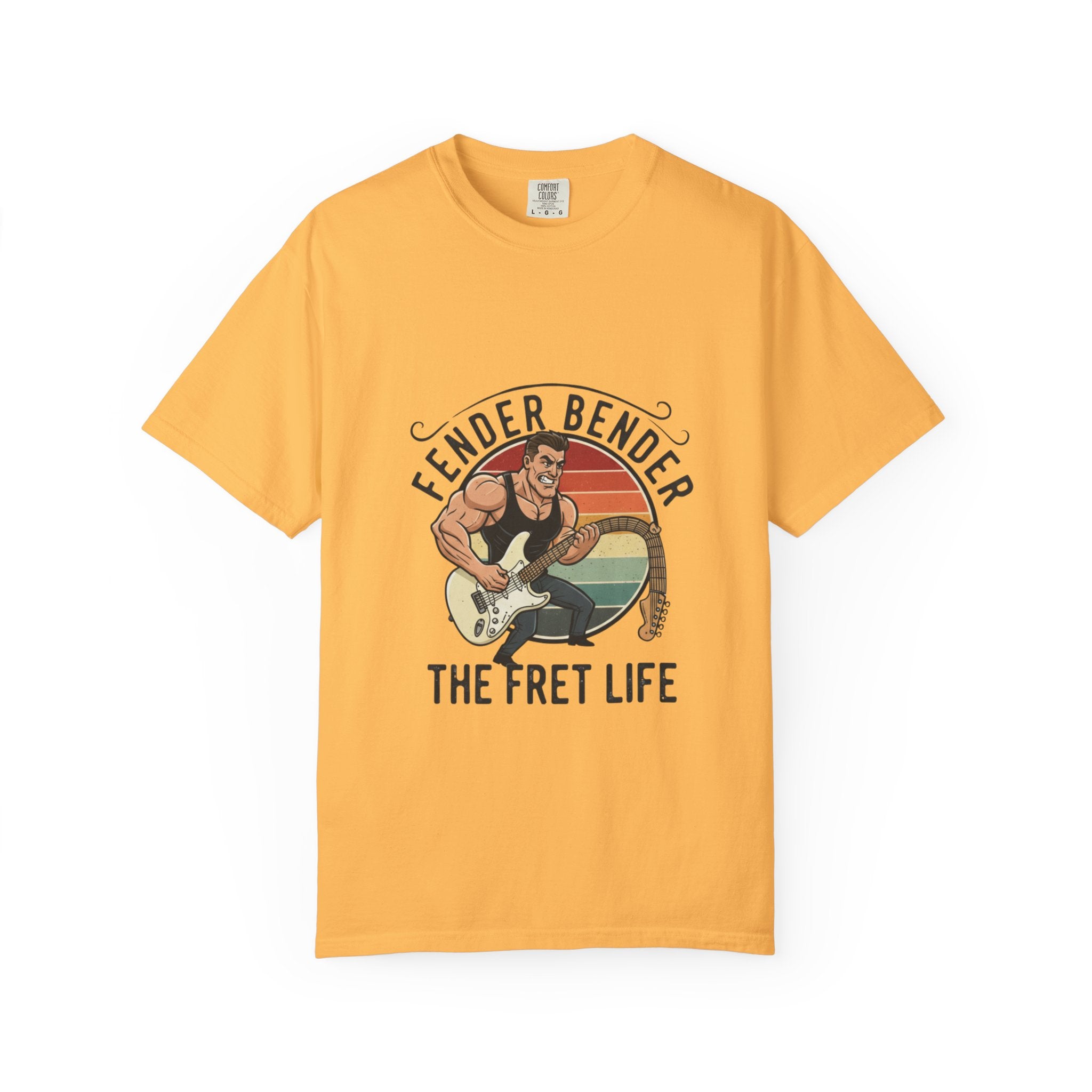 Fender Bender: The Fret Life T-Shirt (Vintage Rocker Edition)