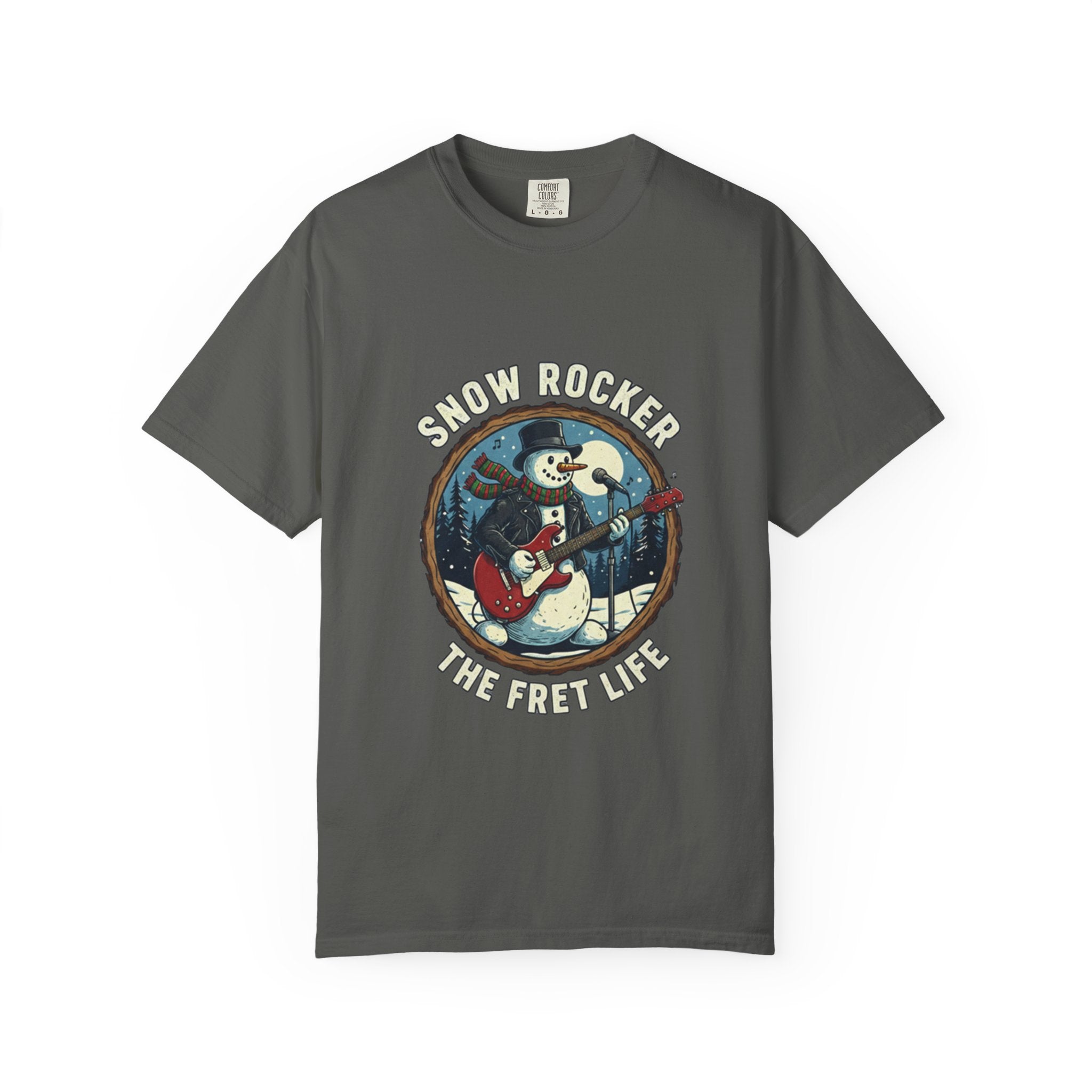 Snow Rocker: Frosty's Fret Life Winter Jam Tee