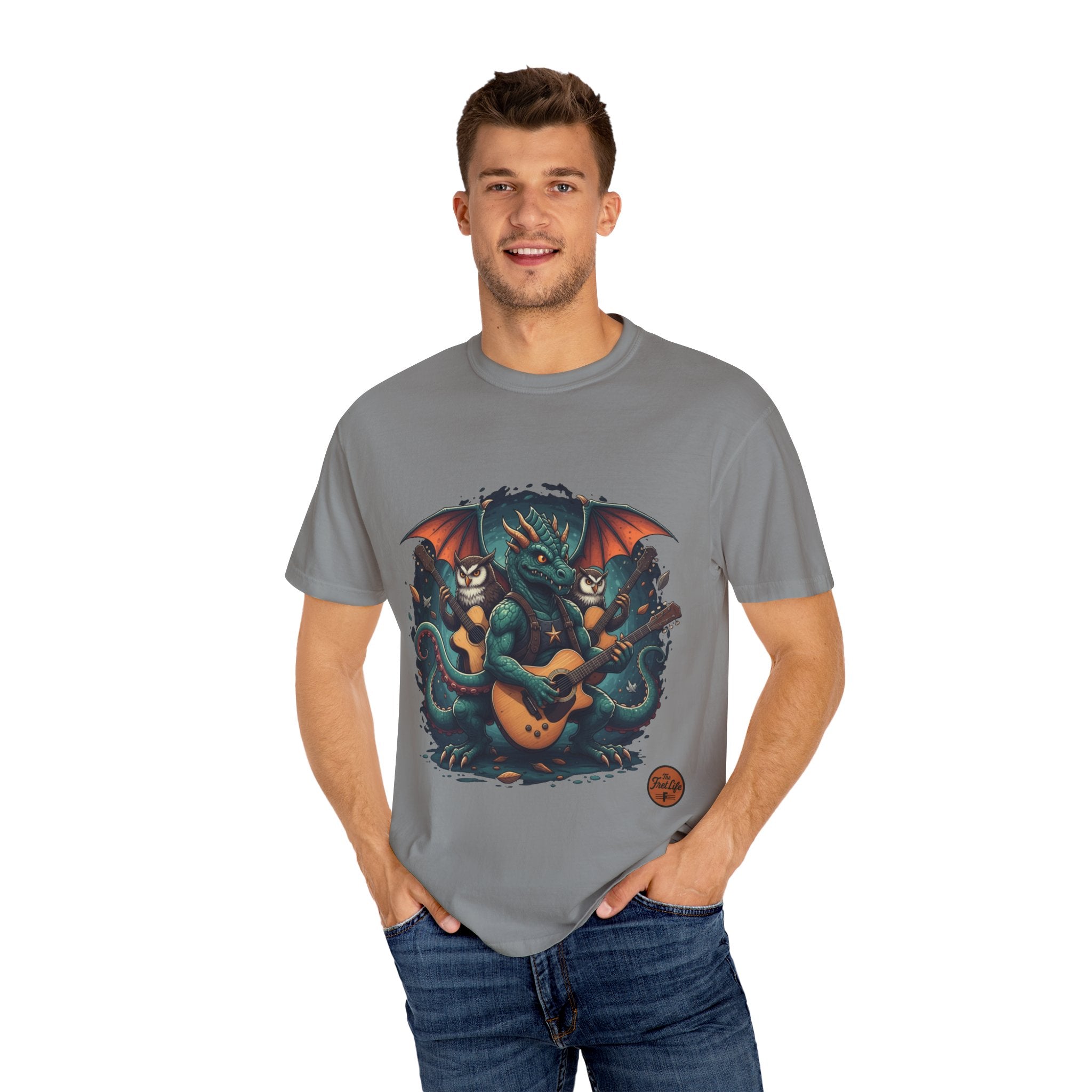 Dragon's Chord: Epic Guitar Tee