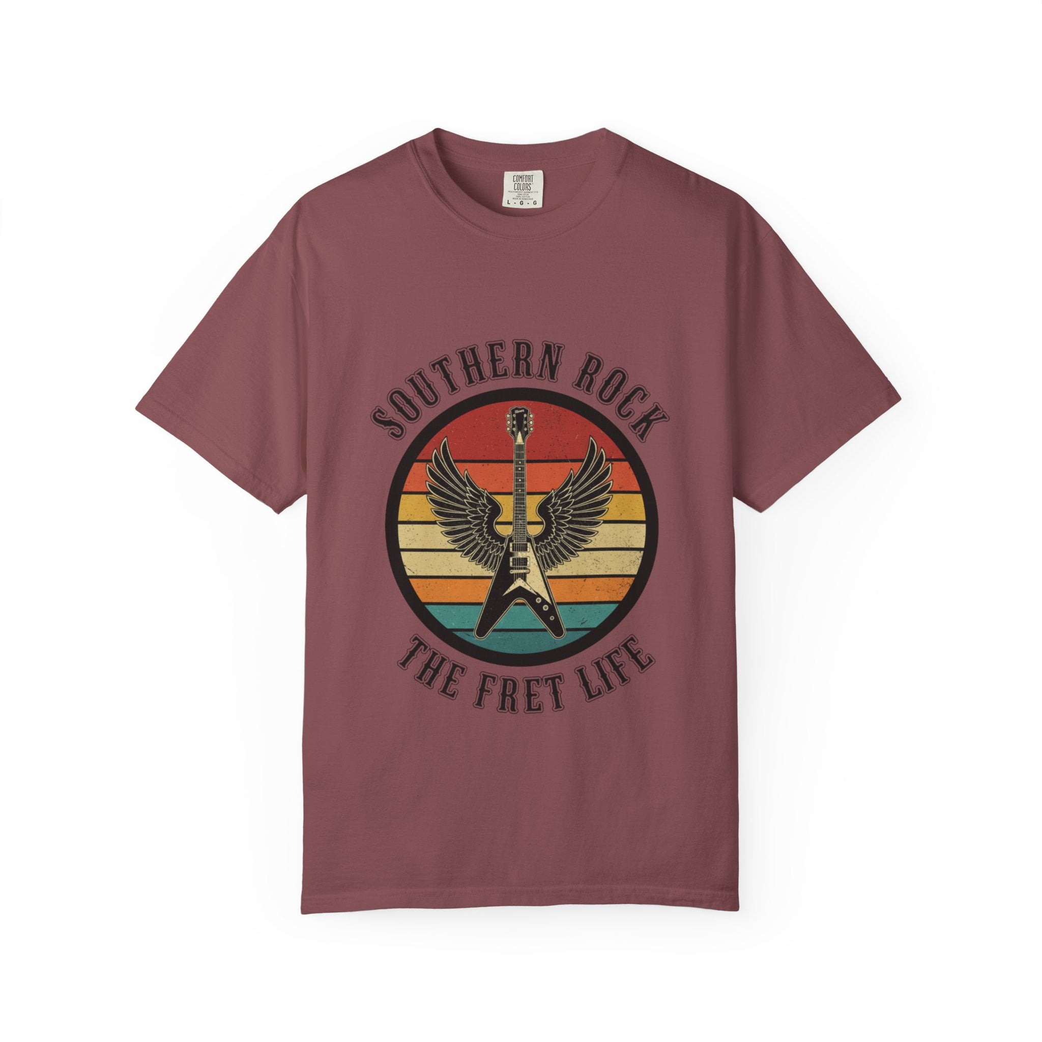Southern Rock Winged V: Freebird Fret Life Tee