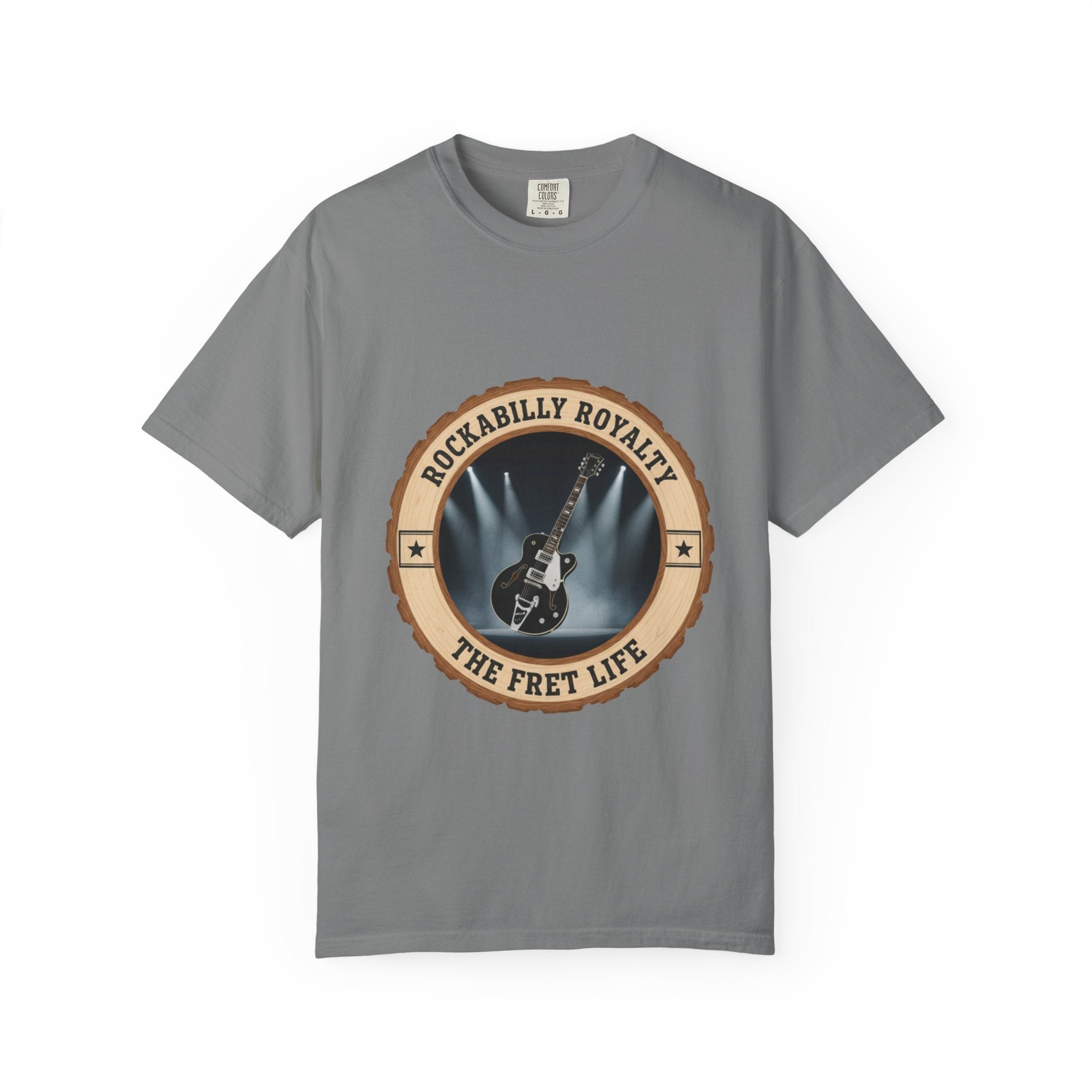 Rockabilly Royalty Tee | Gretsch Duo Jet Falcon Electric Guitar Shirt
