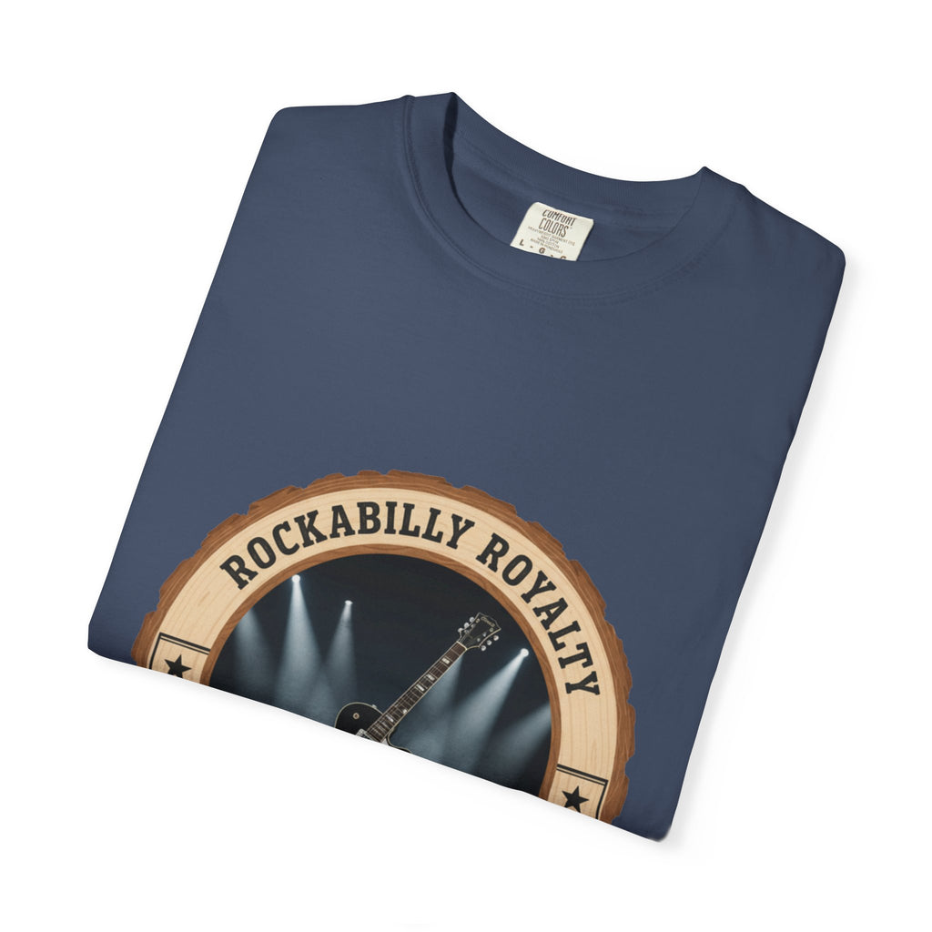 Rockabilly Royalty Tee | Gretsch Duo Jet Falcon Electric Guitar Shirt