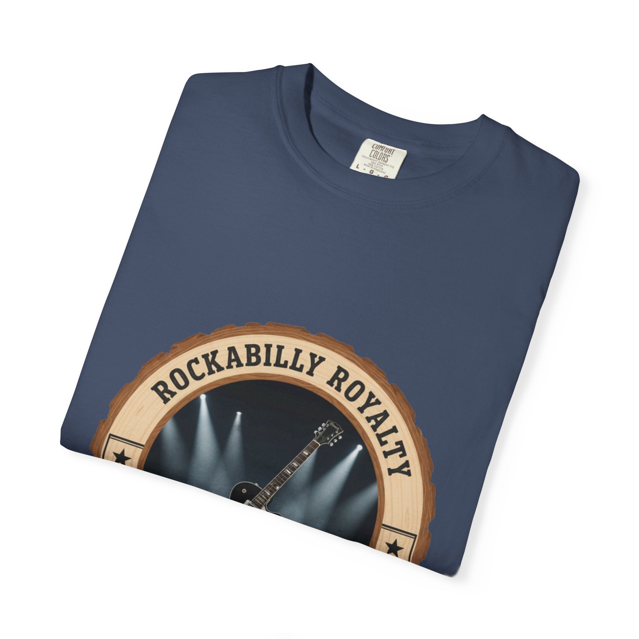 Rockabilly Royalty Tee | Gretsch Duo Jet Falcon Electric Guitar Shirt