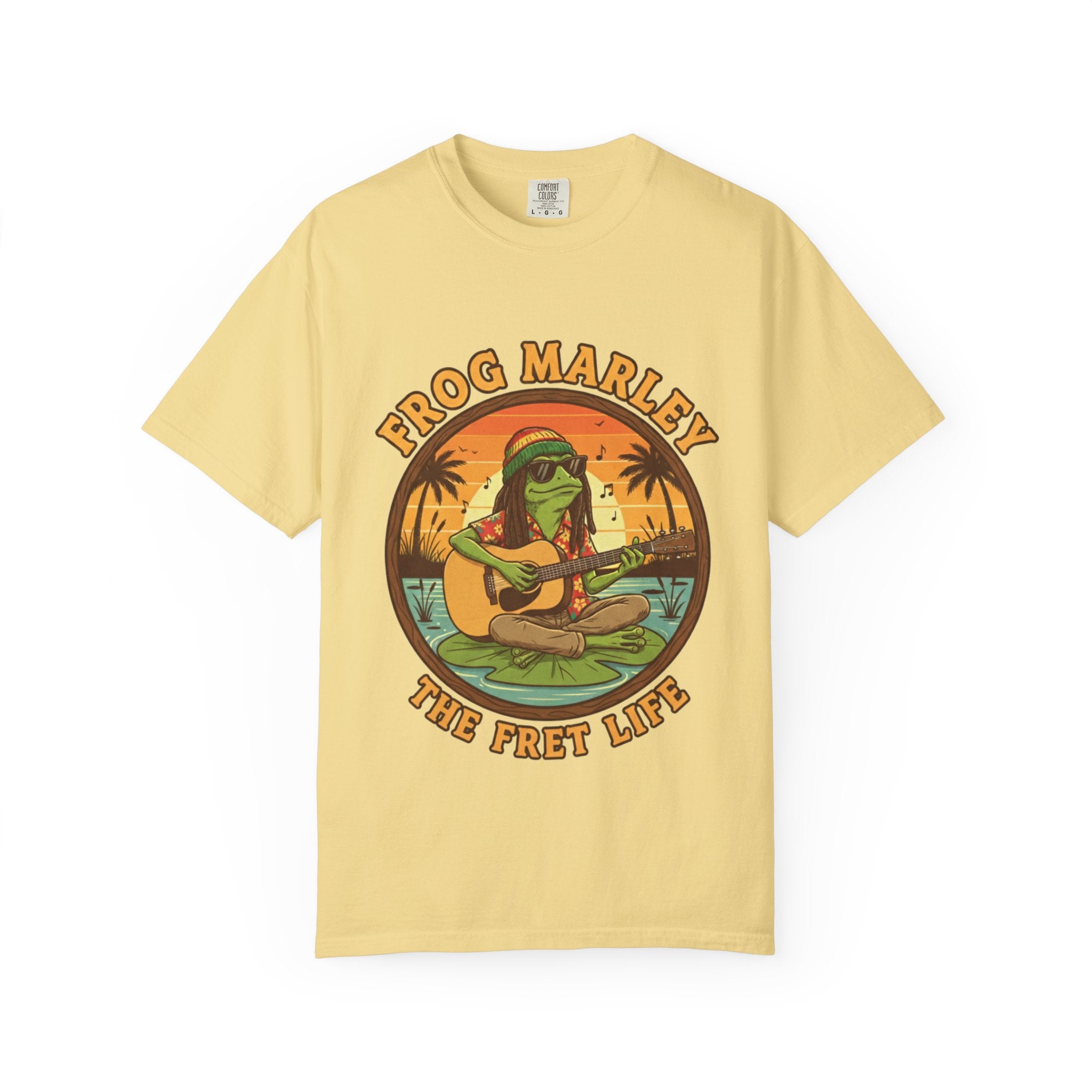 Frog Marley: Reggae Ribbit Rhythms Fret Life Tee