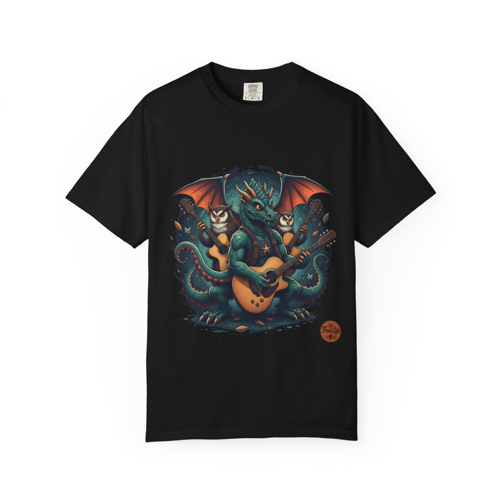 Dragon's Chord: Epic Guitar Tee